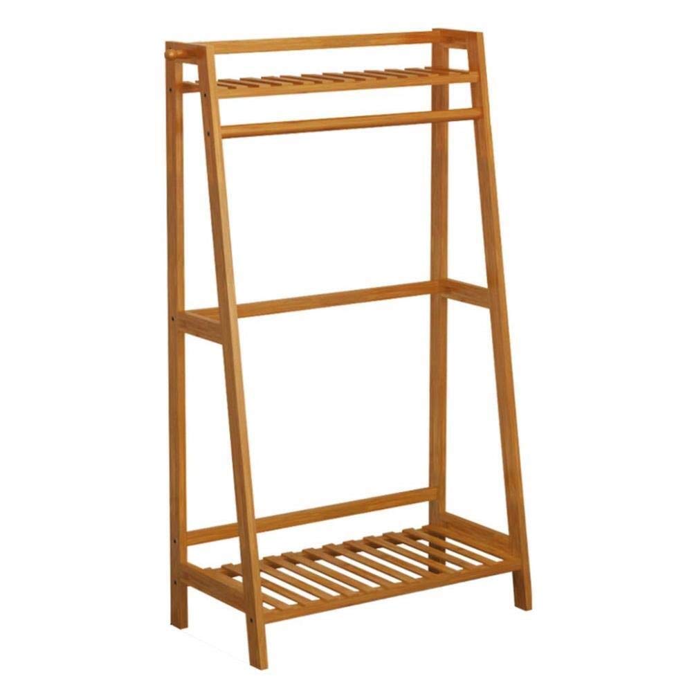 FUTEK 2-Tier Clothing Rack - 70CM Garment Organizer, Coat Stand & Entryway Storage Shelf for Closet, Bedroom, or Laundry Room Organization