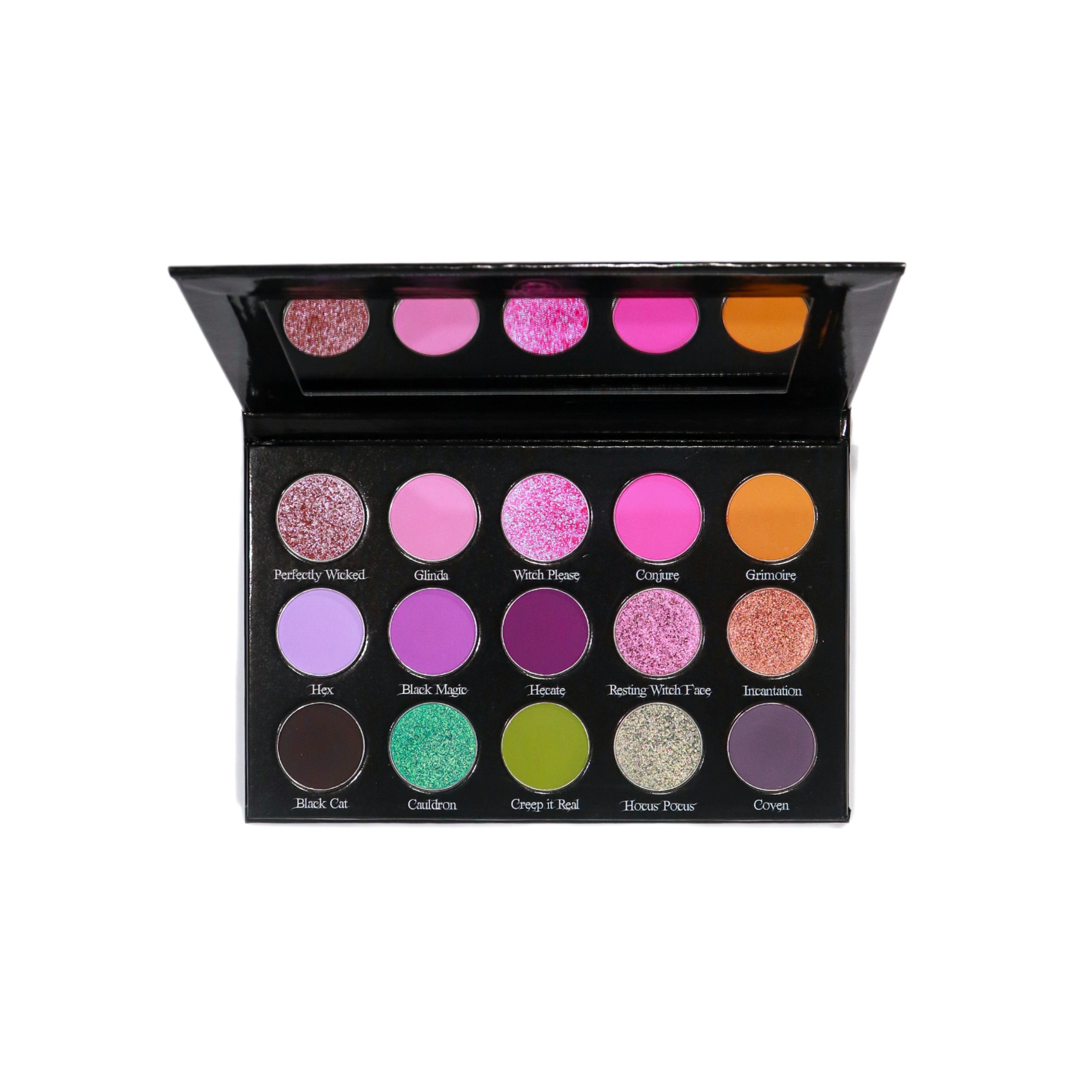 Basic Witch Eyeshadow Palette - 12 Matte & Shimmer Shades for Halloween, Cosplay & Everyday Makeup | Vegan & Cruelty-Free