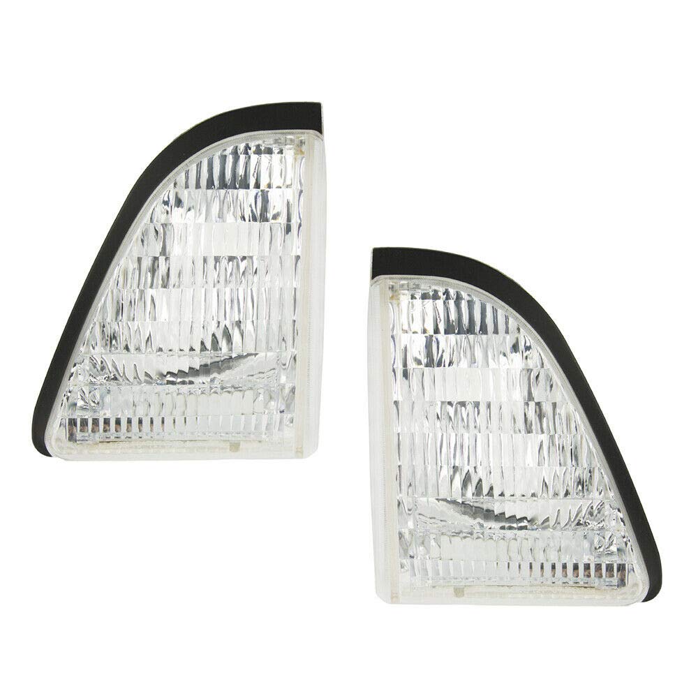 6-Piece Compatible Headlight & Parking Lamp Kit with Front Signal Lens - Perfect for Car Restoration, Replacement & Nighttime Driving Safety