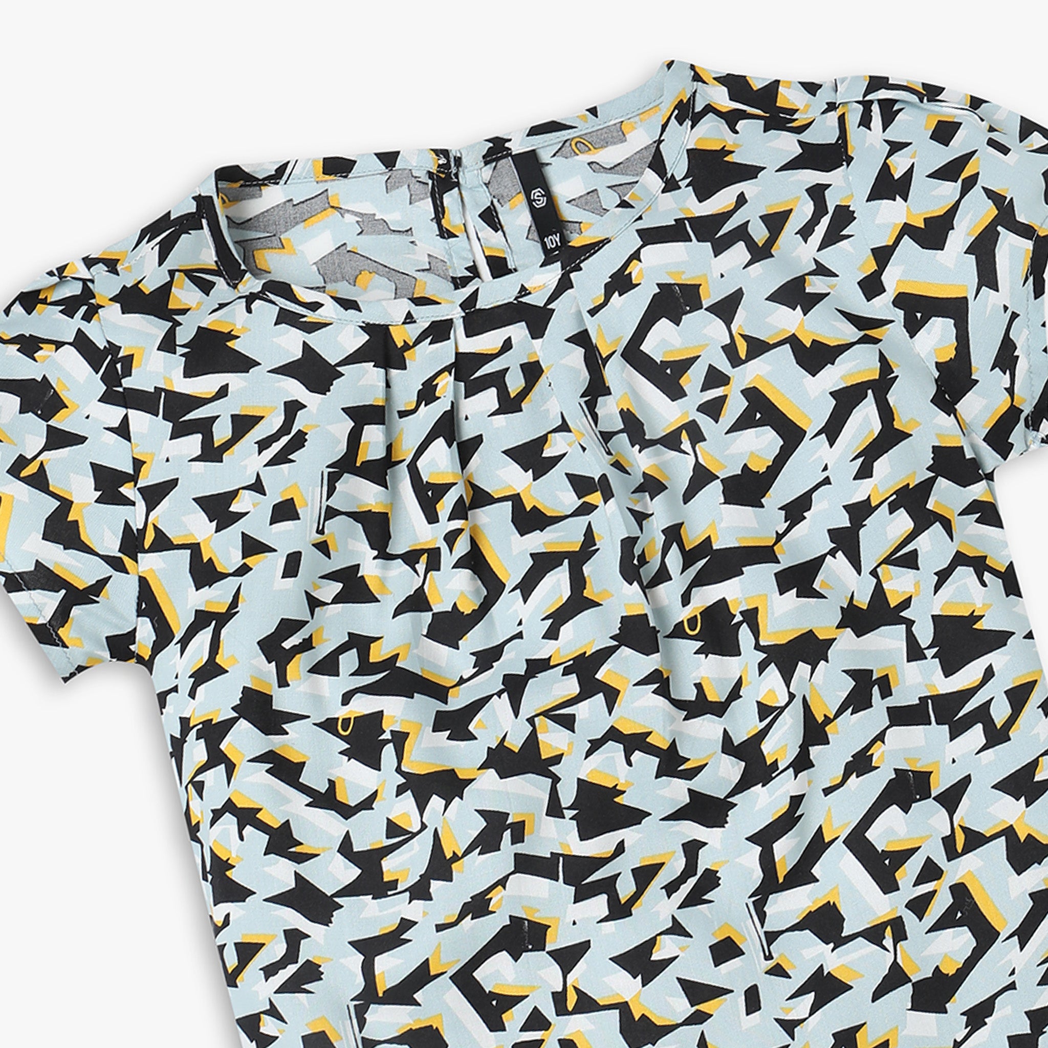 Girl's Regular Fit Printed Top - Stylish & Comfortable Kids' T-Shirt for School, Play & Everyday Wear