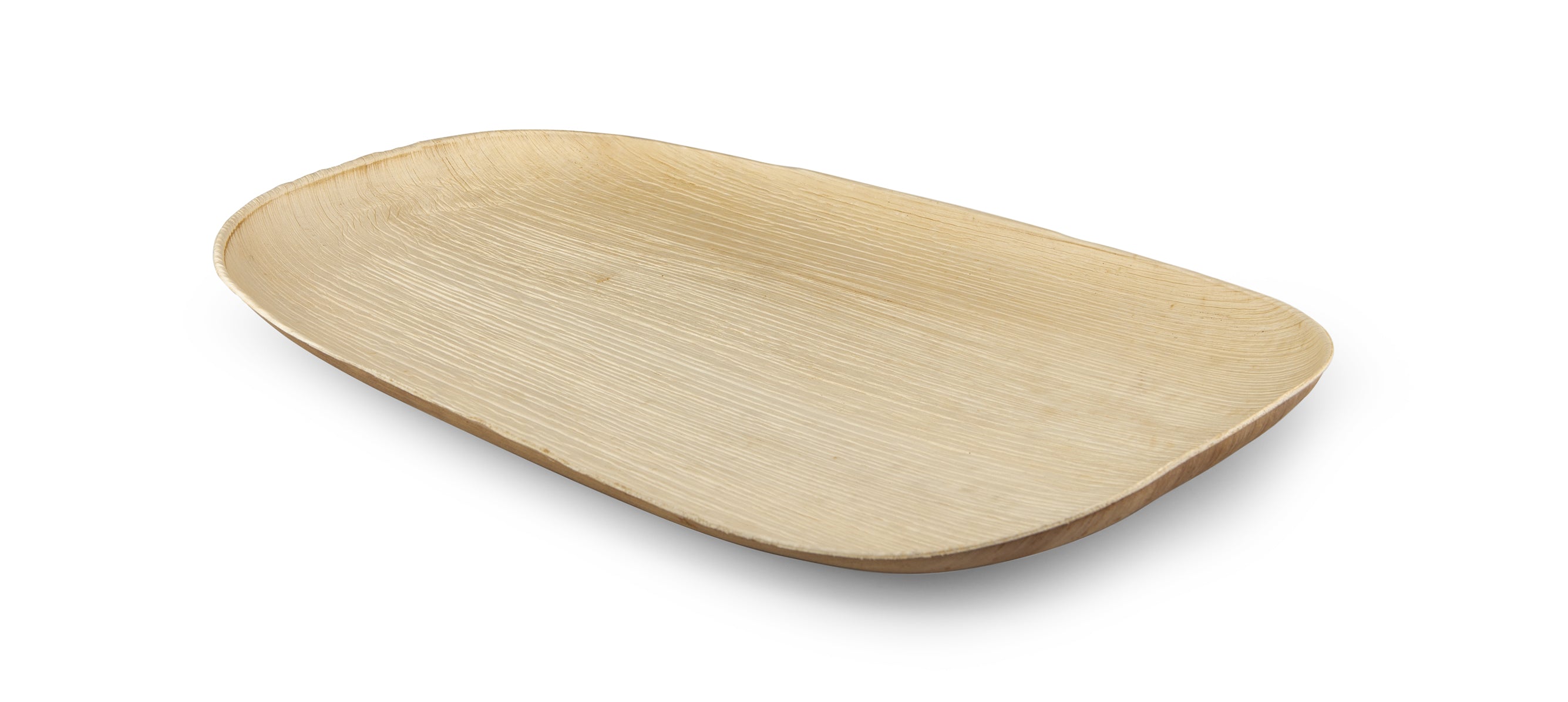Premium Palm Leaf Catering Trays - Eco-Friendly Disposable Serving Plates for Parties, Weddings & Events - Biodegradable & Sustainable Tableware for Outdoor Dining