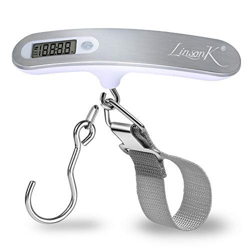 **Digital Archery Bow Scale 110lb/50kg - Portable LCD Hanging Scale for Recurve & Compound Bows - Multifunctional Hook & Lanyard Included - Perfect for Hunting, Target Practice & Outdoor Sports**