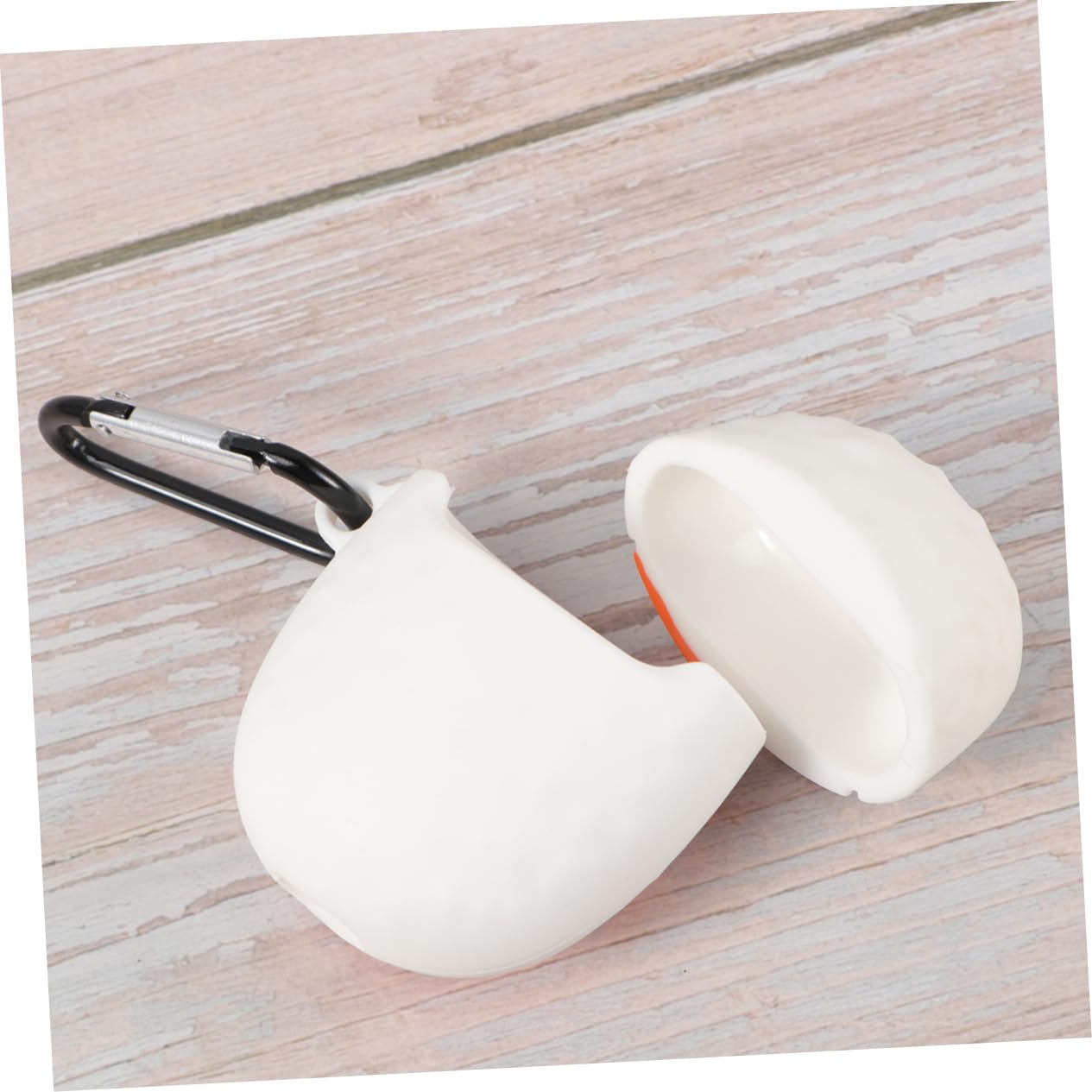 Salmon Sushi Shaped Silicone Earphone Covers - Anti-Slip, Dustproof Protection for Wireless Earbuds Cases (2-Pack) - Cute Accessories for AirPods, Galaxy Buds & More
