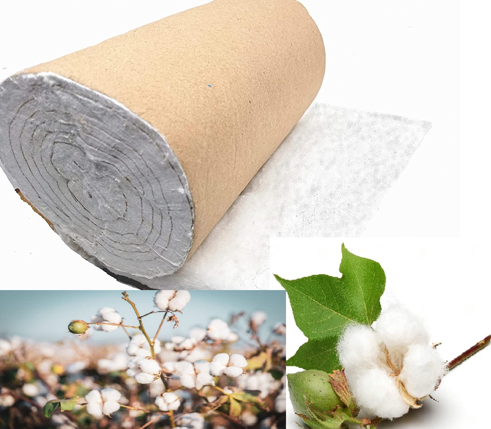 Premium 100% Pure Cotton Cloth for Baby Care, Beauty & Multipurpose Use - Soft & Hypoallergenic (400g) | Ideal for Diapers, Makeup Removal & Household Cleaning