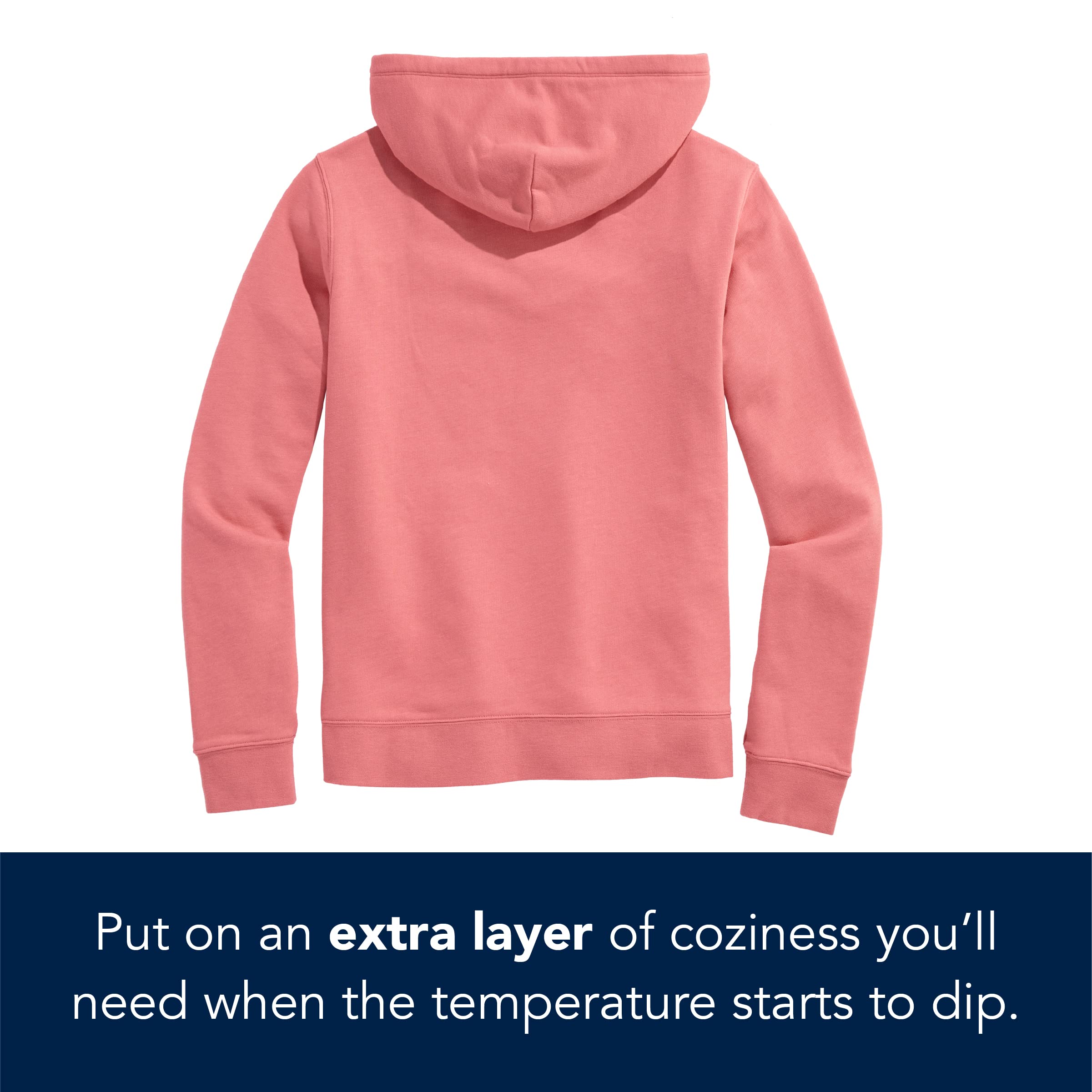 Vineyard Vines Men's French Terry Hoodie - Soft & Comfortable Pullover Sweatshirt for Casual Wear, Lounge & Outdoor Activities