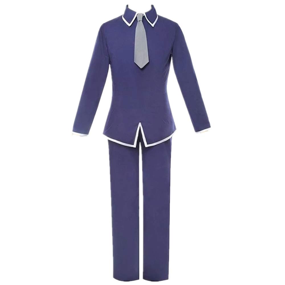 New Fruits Basket Souma Kyo Cosplay Costume | Soma Kyo & Yuki School Uniform Set | Anime Convention Outfit, Halloween Costume, Cosplay Party Dress-Up