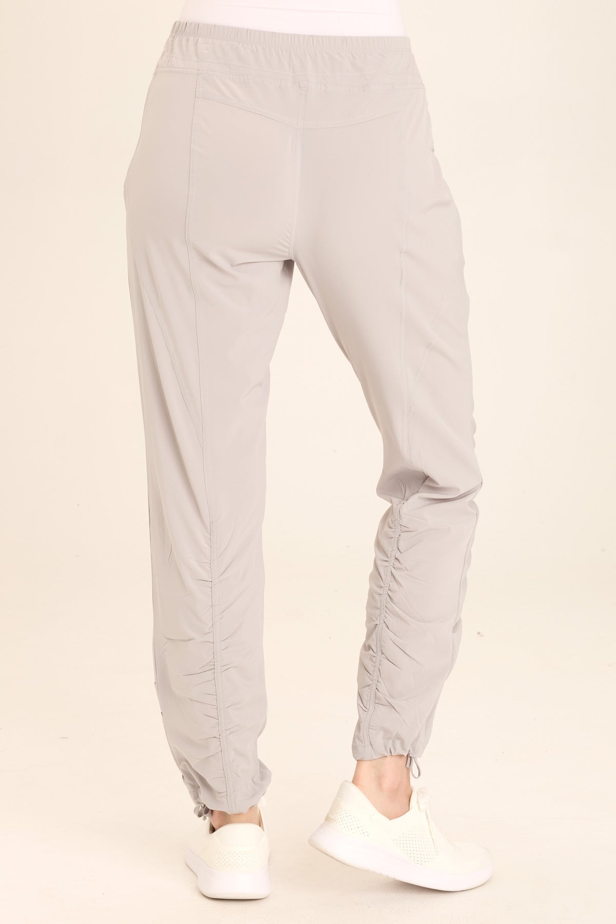 Jules Active Ruched Pant - High Waisted Yoga Pants for Women, Tummy Control Workout Leggings with Side Pockets | Perfect for Yoga, Gym, Running & Lounge Wear