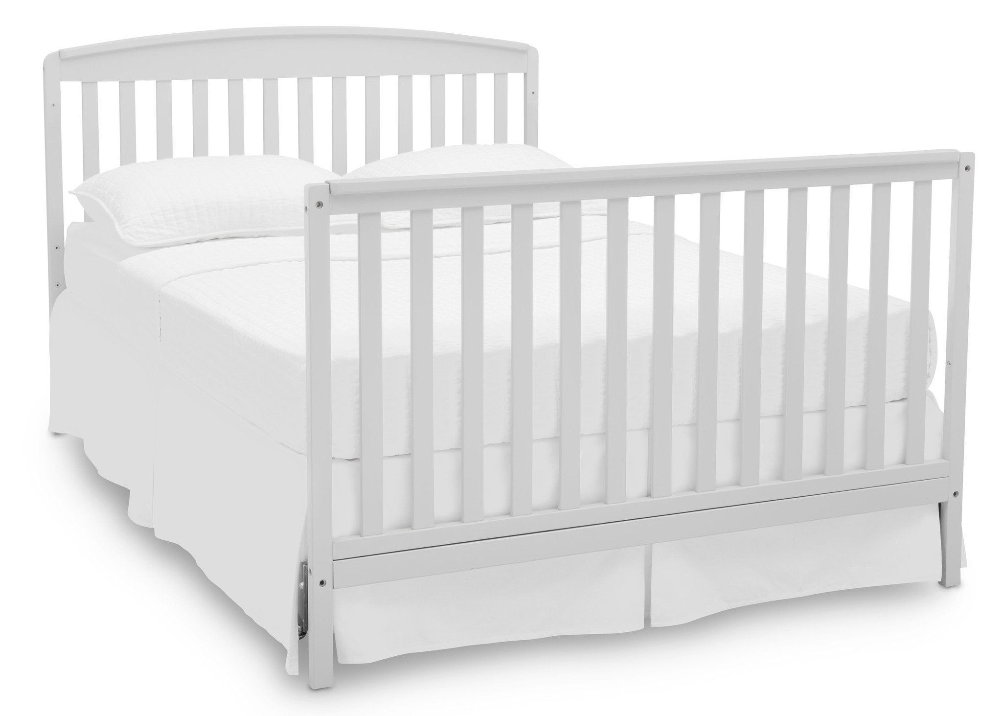 Brayden 4-in-1 Convertible Baby Crib with Toddler Bed & Daybed - Nursery Furniture for Newborns & Kids - Perfect for Bedrooms & Daycare Centers