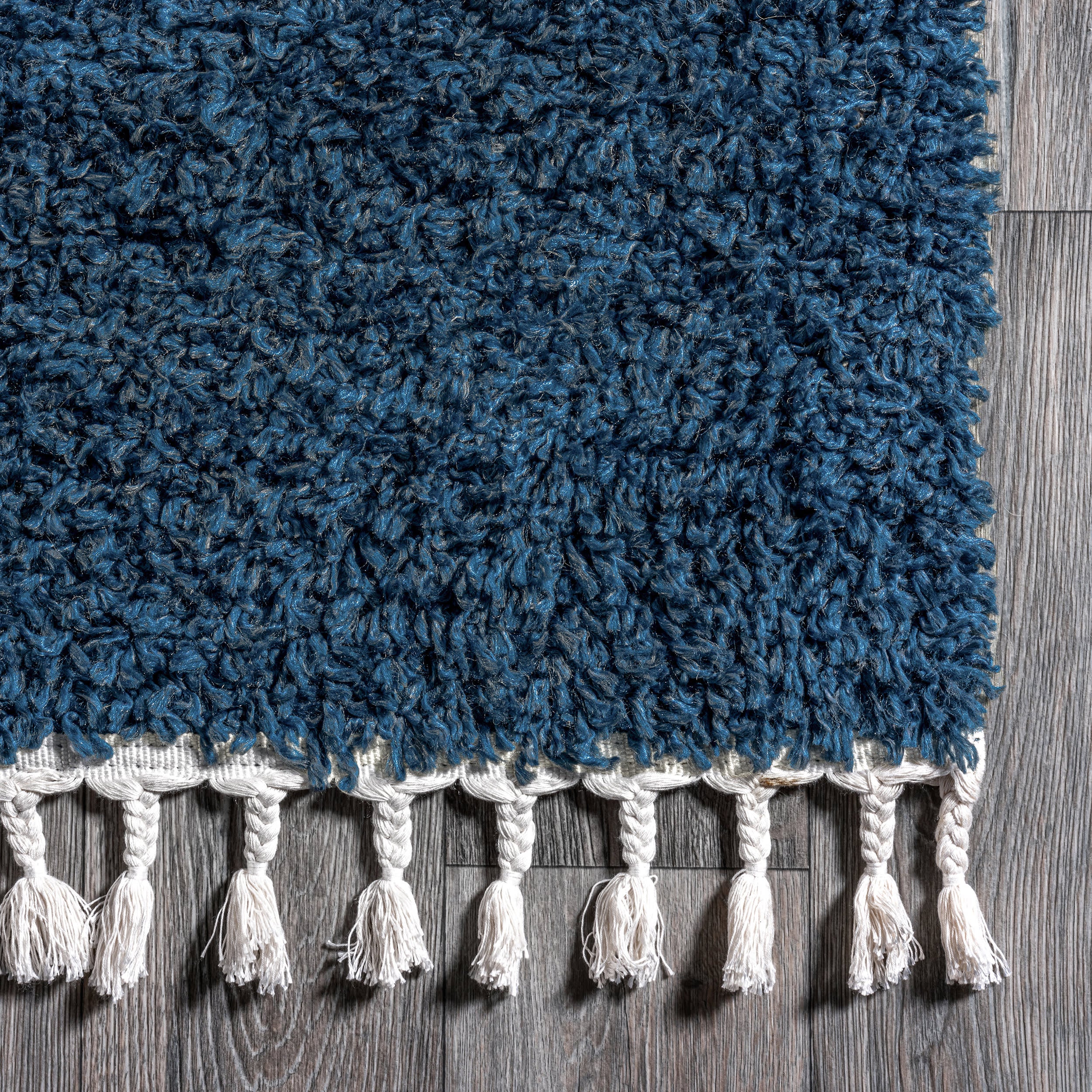 Premium Navy Blue Shag Rug - Soft & Plush Dream Solid Carpet for Living Room, Bedroom, Nursery - Cozy Home Decor & Floor Mat for Comfort & Style