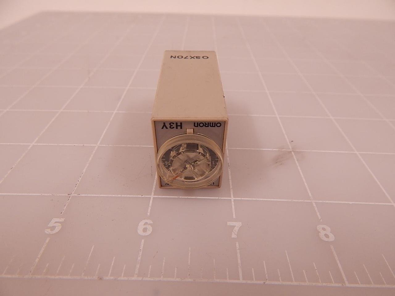 Omron H3Y-2 Timer Relay - Industrial Automation & Control Replacement Part for Machinery & Equipment