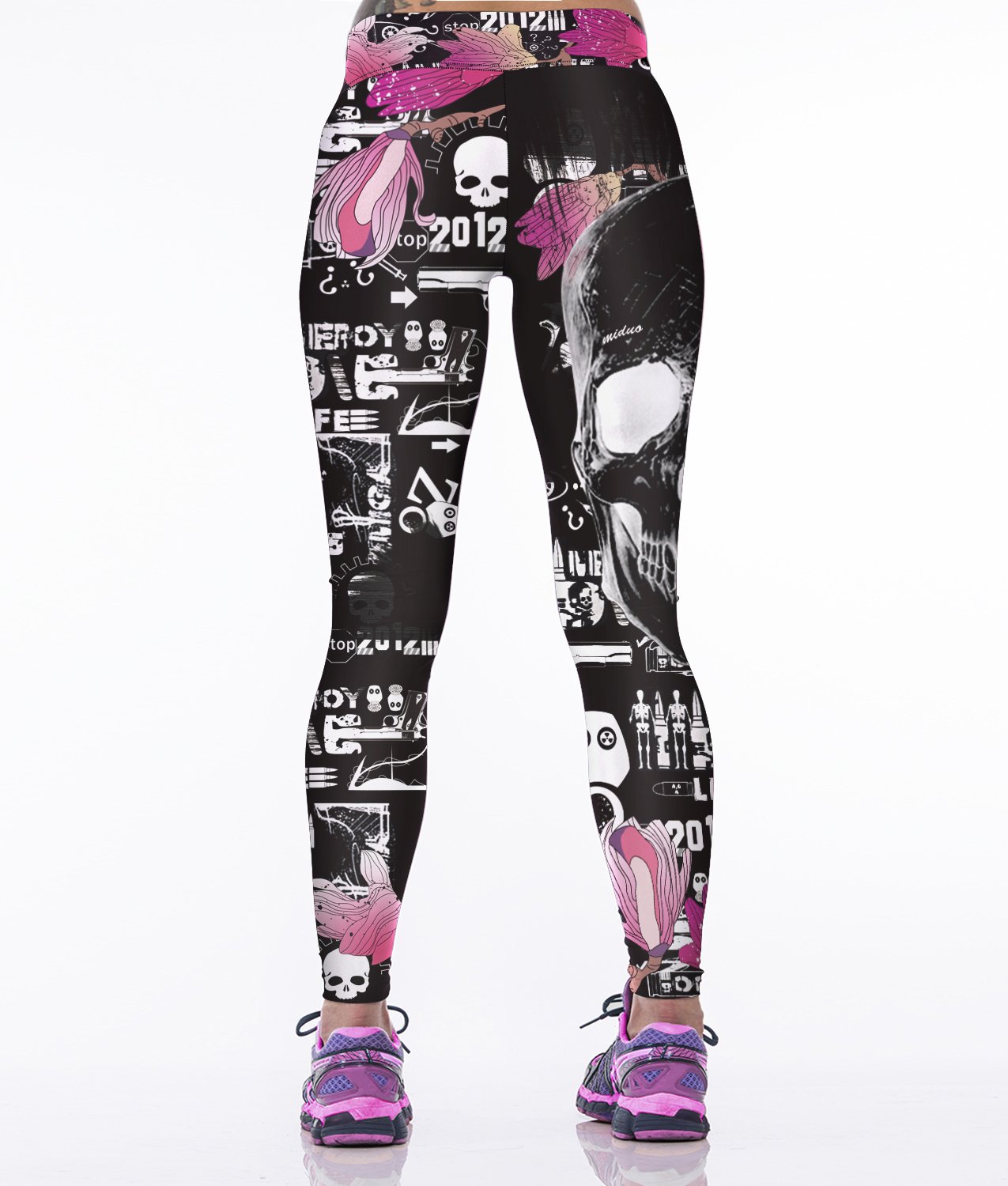 3D Printed High Waist Yoga Pants for Women - Breathable Workout Leggings for Running, Gym & Lounge Wear