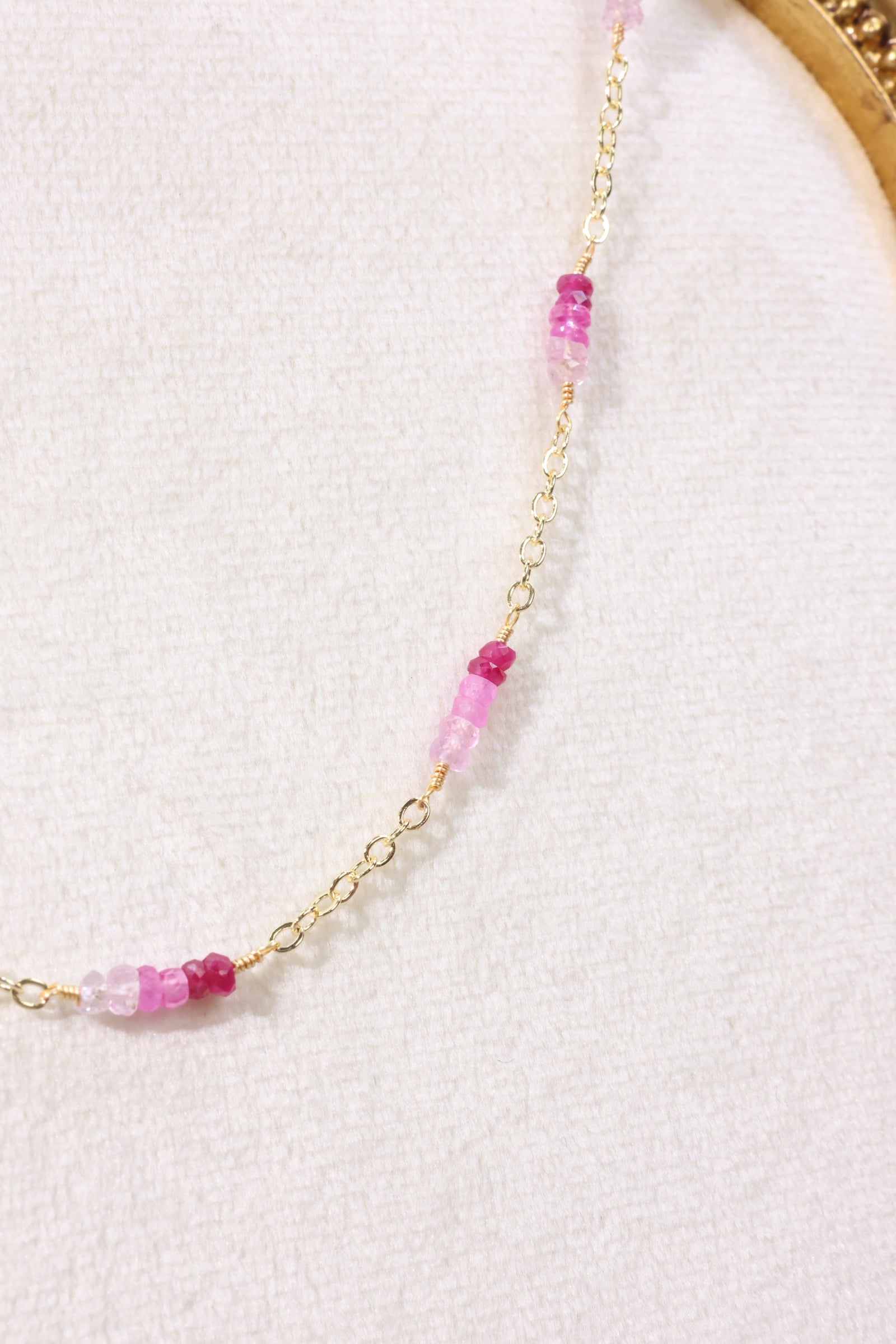 Alei × Rosé Pink Necklace for Women - Elegant Rose Gold Pendant Jewelry Gift for Her | Perfect for Valentine's Day, Anniversary & Birthday