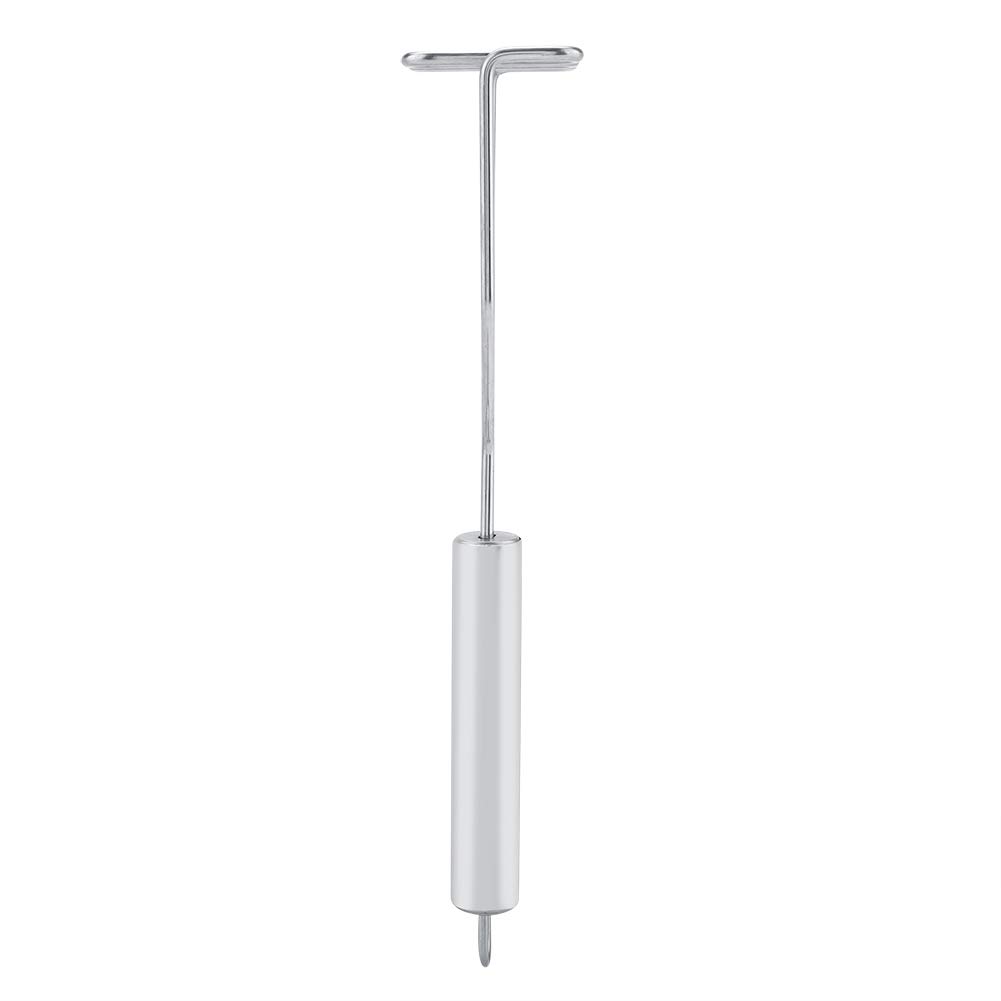 Premium Stainless Steel Potato Masher - Heavy Duty Potato Crusher with Large Ergonomic Handle & Hook - Perfect for Mashing Potatoes, Root Vegetables & Making Puree - Ideal for Kitchens, Restaurants & Home Cooking