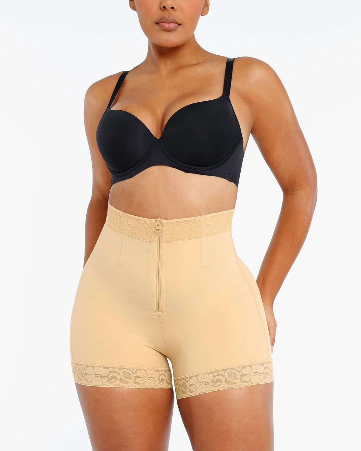 AirSlim® Lace Steel Boned Butt Enhancer - Shapewear for Women, Waist Trainer & Hip Lift Underwear | Perfect for Body Shaping, Special Occasions & Everyday Wear