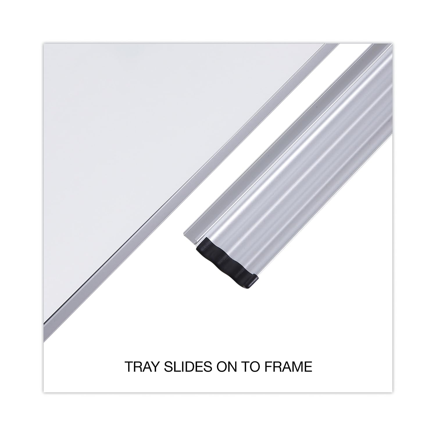 Universal 43734 Magnetic Dry Erase Whiteboard - 48x36 Inch Large White Board with Aluminum Frame for Office, Classroom & Home Use | Wall Mountable Whiteboard for Meetings, Teaching & Organization