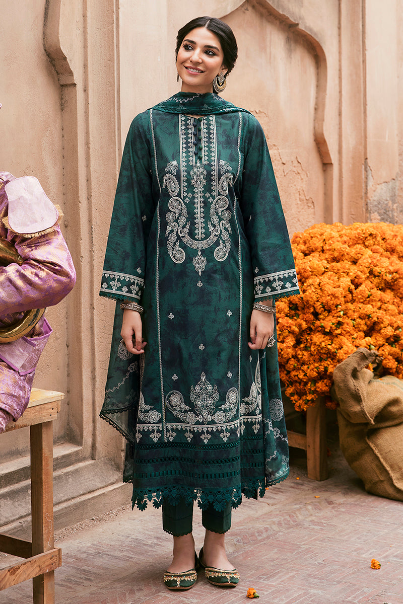 BISTRO BARN 3-Piece Ethnic Outfit Set for Women - Embroidered Kurta, Palazzo Pants & Dupatta - Perfect for Festivals, Weddings & Special Occasions