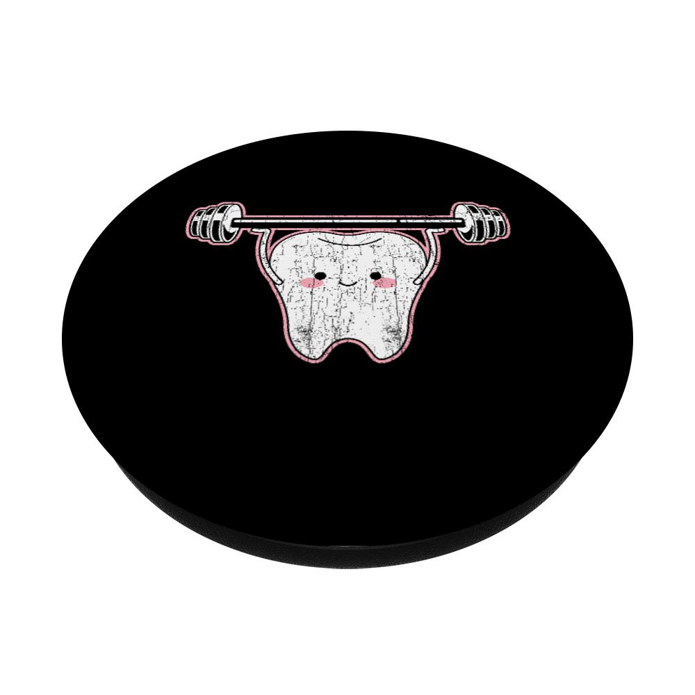 Funny Dentist & Orthodontist Gift - Tooth Themed PopSockets Swappable Phone Grip for iPhone, Samsung & Tablets - Perfect for Dental Students, Professionals & Humor Lovers