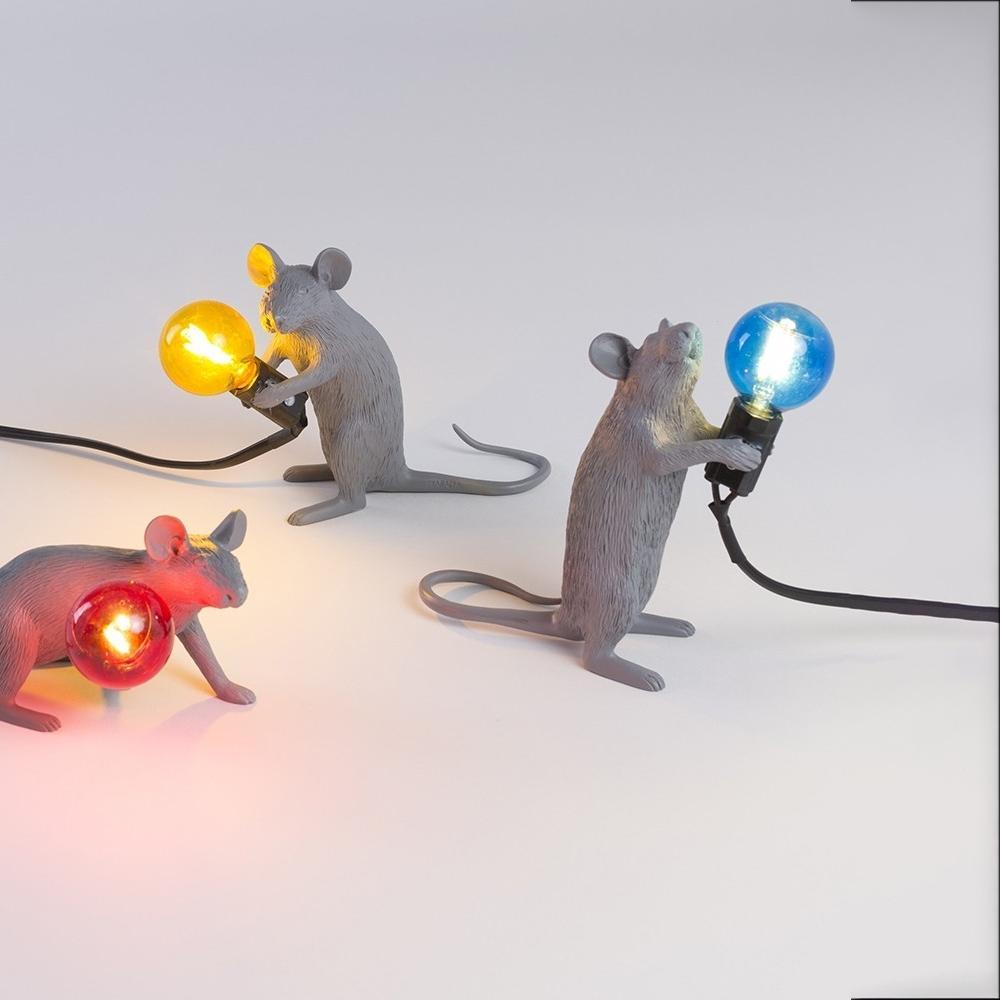 USB Rechargeable Wireless LED Mouse Table Light - Adjustable Brightness for Laptop, Office, Reading & Night Use