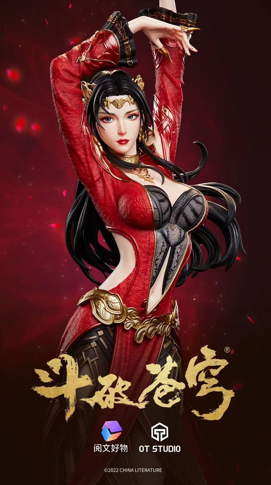 OT Studio Licensed Battle Through the Heavens Medusa Action Figure - Collectible Anime Character Model for Display & Cosplay | Perfect for Anime Fans, Gift Giving & Home Decor
