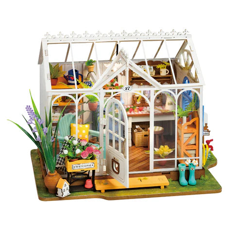 DIY Miniature House Kit - Dreamy Garden House Model for Adults & Teens | Creative Craft Project for Home Decor, Gifts & Relaxation | Perfect for Hobbyists & DIY Enthusiasts