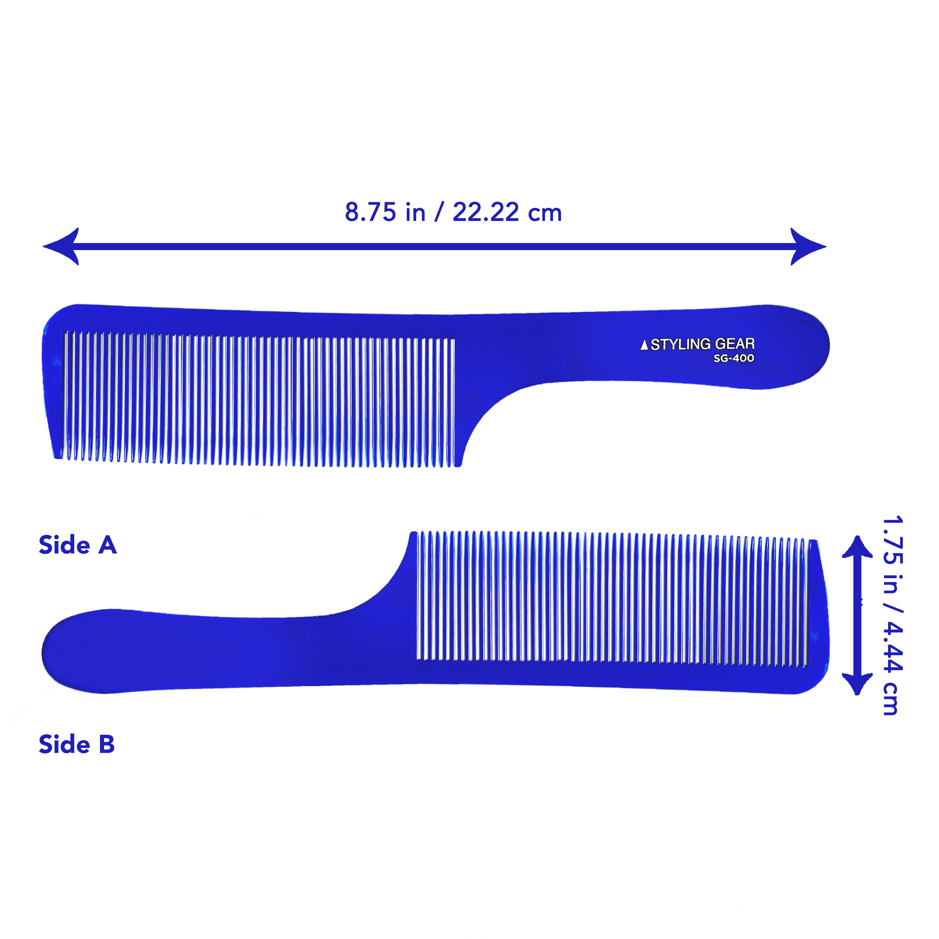 Professional Barber Combs for Clipper Cutting, Styling & Blending Fades - 2 Pack | Durable Hair Cutting Tools for Salon & Home Use | Perfect for Men's Grooming, Fade Haircuts & Styling