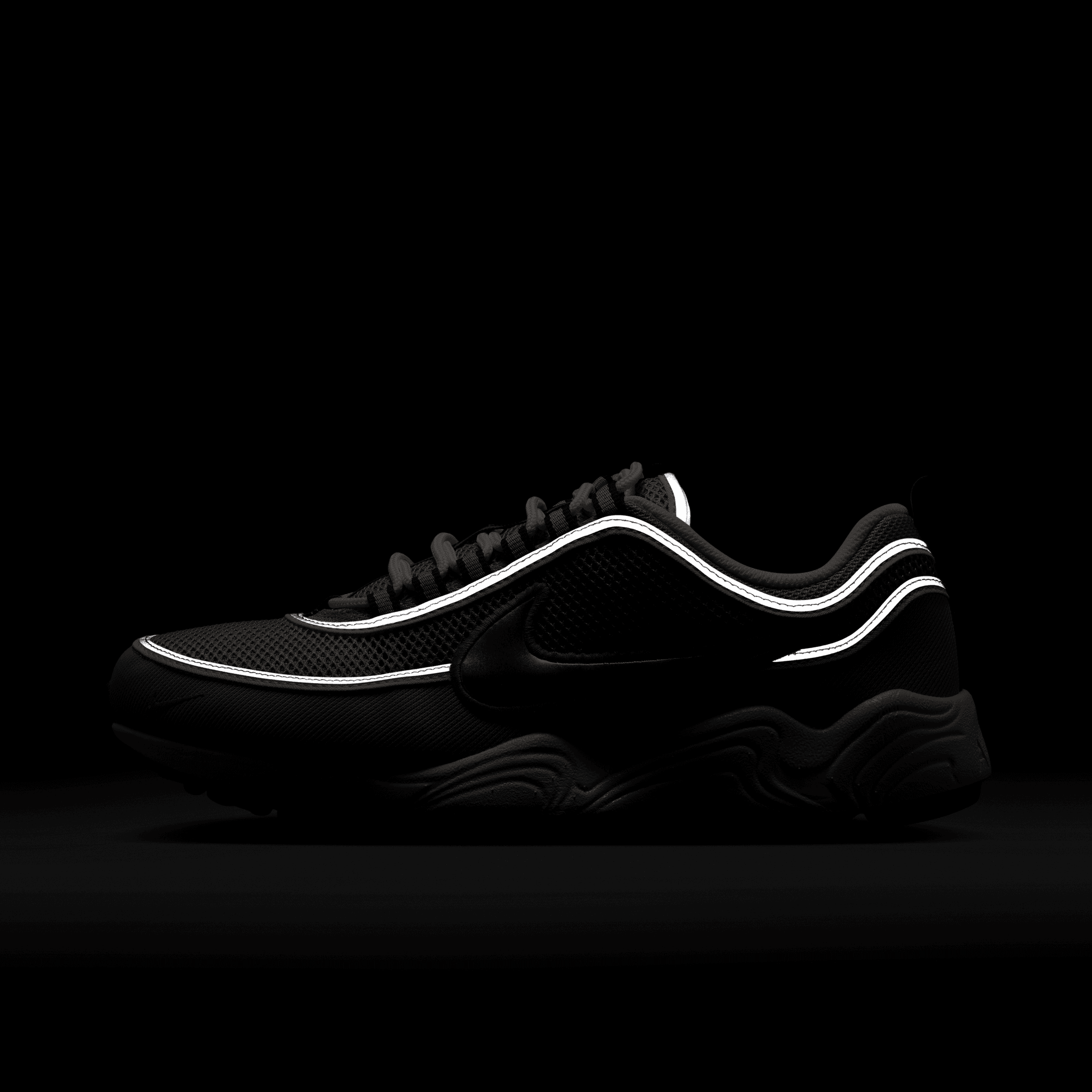 Nike Air Zoom Spiridon Running Shoes - Metallic Silver - Lightweight & Cushioned for Men's & Women's Jogging, Gym Workouts & Casual Wear