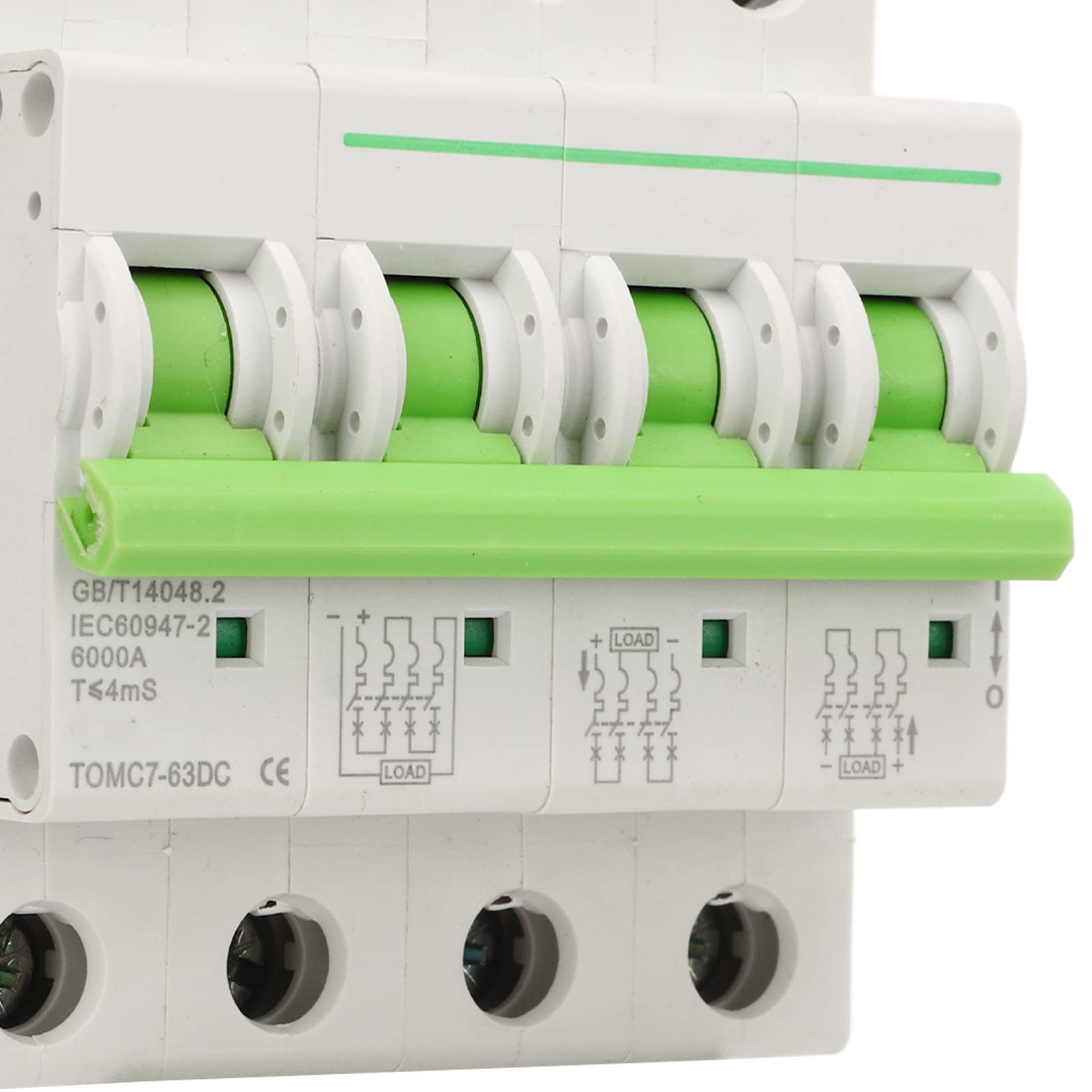 EXCLUZO 25A 1000V DC Solar Circuit Breaker - High Power Reliable Protection for Solar Panel Systems | Perfect for Off-Grid, RV & Home Solar Power Installations