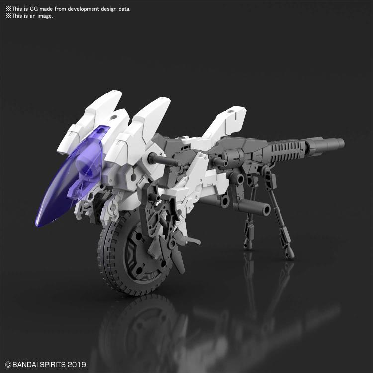 Bandai 30MM 1/144 Scale Model Kit - 30 Minutes Missions EV-09 Extended Armament Vehicle (Cannon Bike Version) - Perfect for Wargaming, Diorama Building & Sci-Fi Collectors