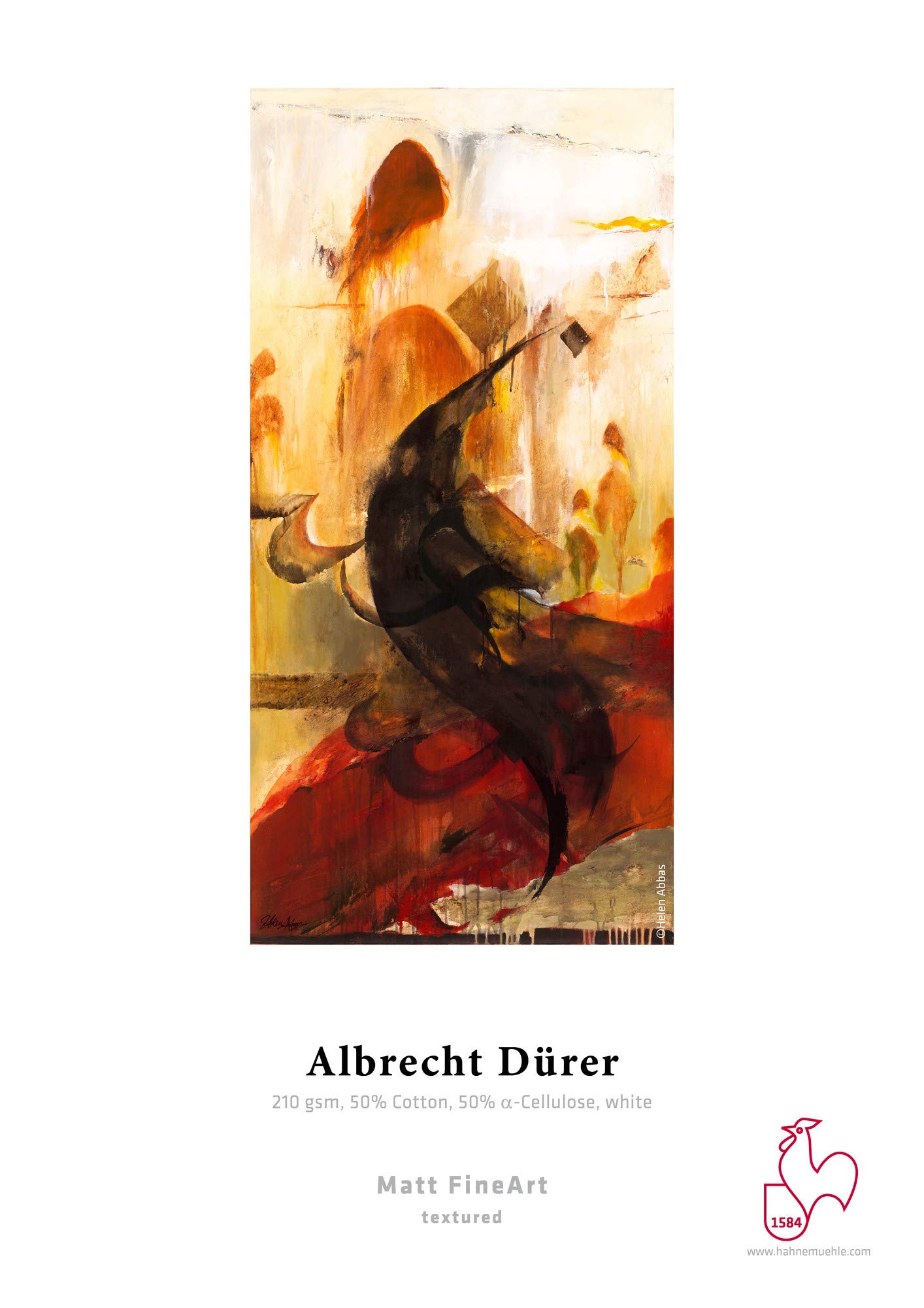 Hahnemühle Digital FineArt Albrecht Durer Watercolor Paper - 210 gsm, 16.5 x 23.4 Inches, Acid-Free White Paper for Artists - Perfect for Watercolor Painting, Ink Drawing & Fine Art Printing