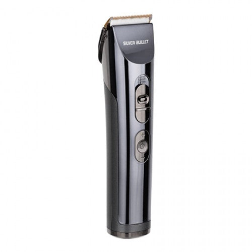Professional Silver Bullet Layback Hair Clipper for Men - Barber Grade Precision Trimmer for Fades, Line Ups & Beard Grooming - Perfect for Home & Salon Use