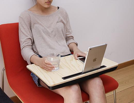 iBed Extra Large Lap Desk - Portable Laptop Tray for Bed, Couch & Floor - Lightweight & Ergonomic Workspace for Home, Office & Travel