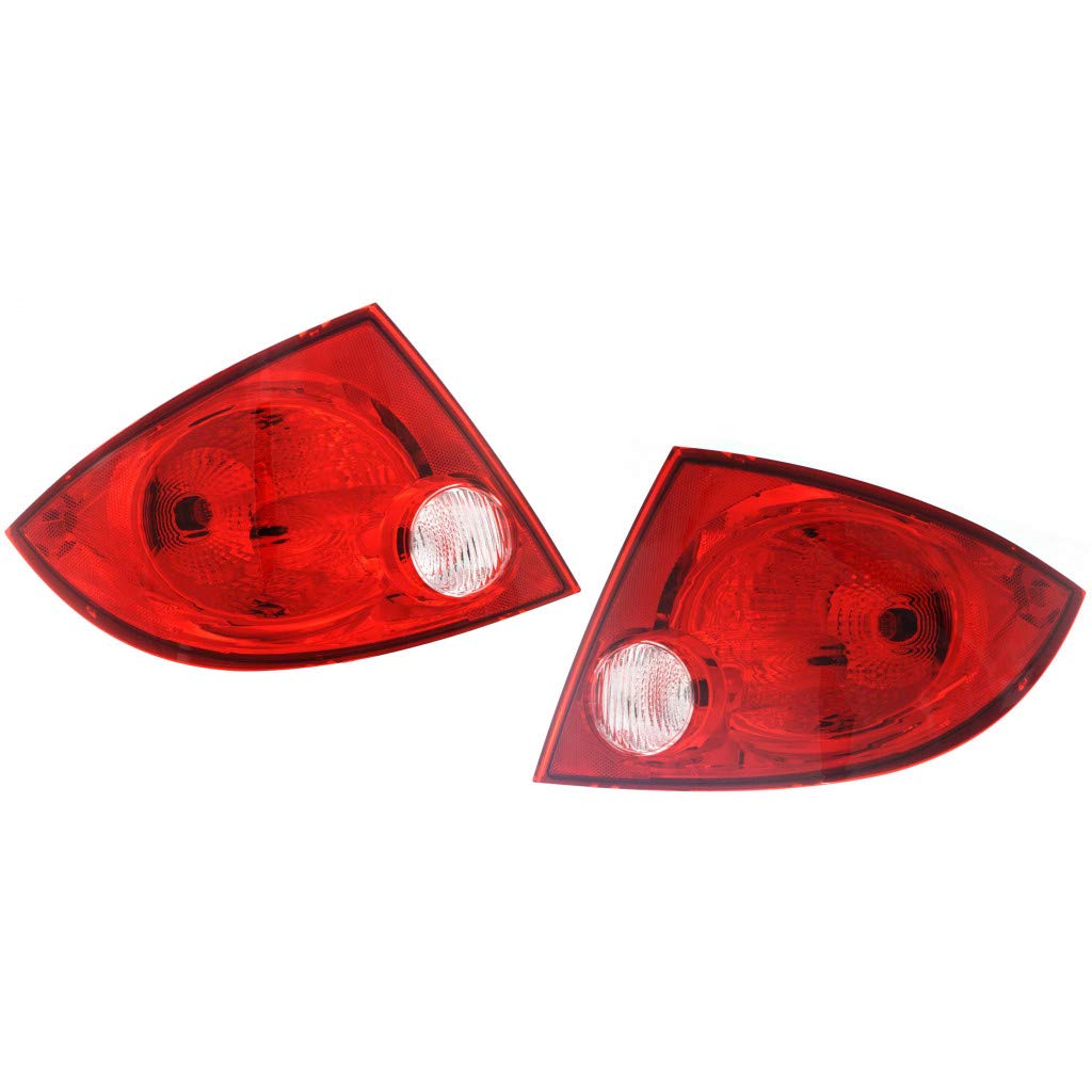2005-2010 Chevy Cobalt Sedan Pair Rear Tail Lights - Driver & Passenger Side Replacement Parts (GM2800190 GM2801190) - Compatible with 25823649 25823650 - Perfect for Night Driving Safety & Vehicle Restoration Projects