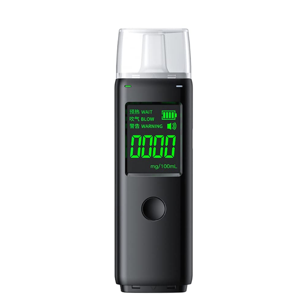 Portable Mini Breathalyzer - Professional LCD Digital Alcohol Tester for Drunk Driving Detection | Fast & Accurate Breath Analysis | Ideal for Personal Use, Workplace Safety, and Law Enforcement Scenarios