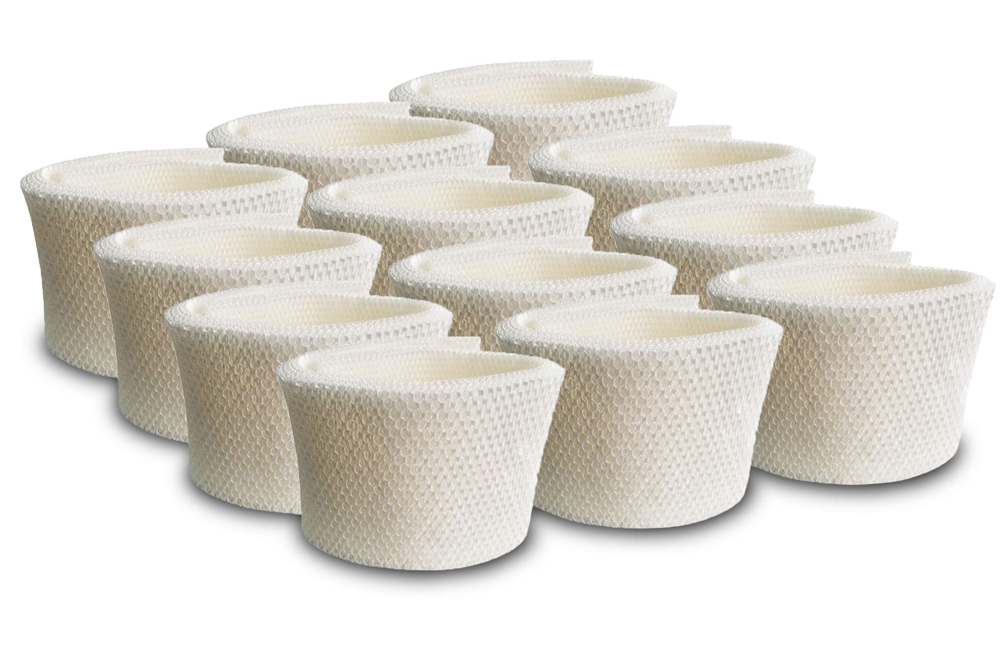 Natural-Breeze 12 Pack MAF2 Replacement Humidifier Filter - Compatible with Emerson MoistAIR, Essick Air EF2 & Kenmore Part #15508 MA0600 - Perfect for Home, Office & Bedroom Air Moisturizing