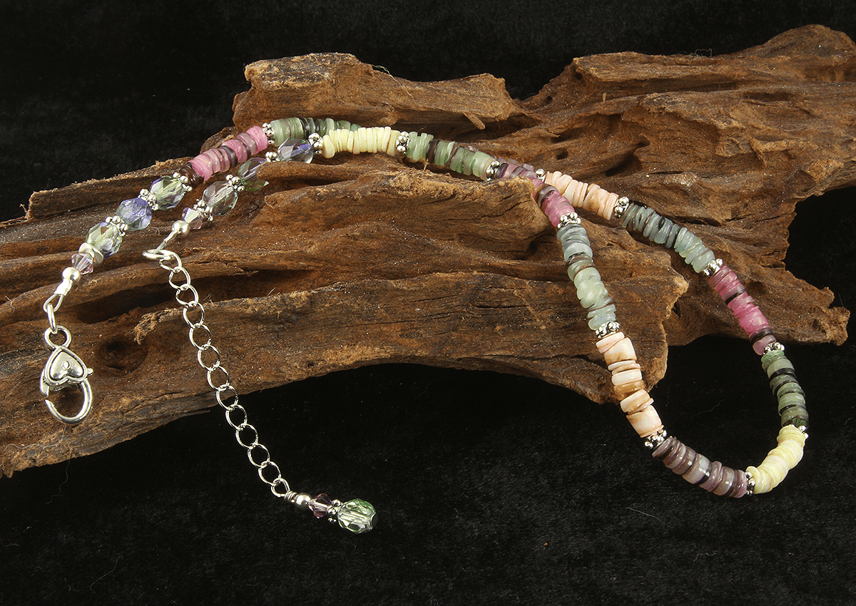Sunrise Shells Beaded Choker Necklace for Women - Bohemian Beach Jewelry, Handmade Shell Necklace - Perfect for Summer, Festivals, and Beach Vacations