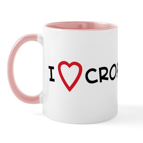 White/Pink Inside - I Love Croatia Mug