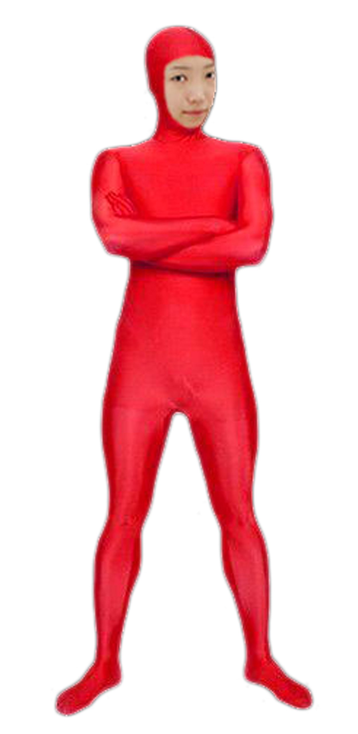 VSVO Spandex Open Face Full Bodysuit Zentai Suit for Adults & Kids - Halloween Costume, Cosplay, Dance Performance, Party Outfit