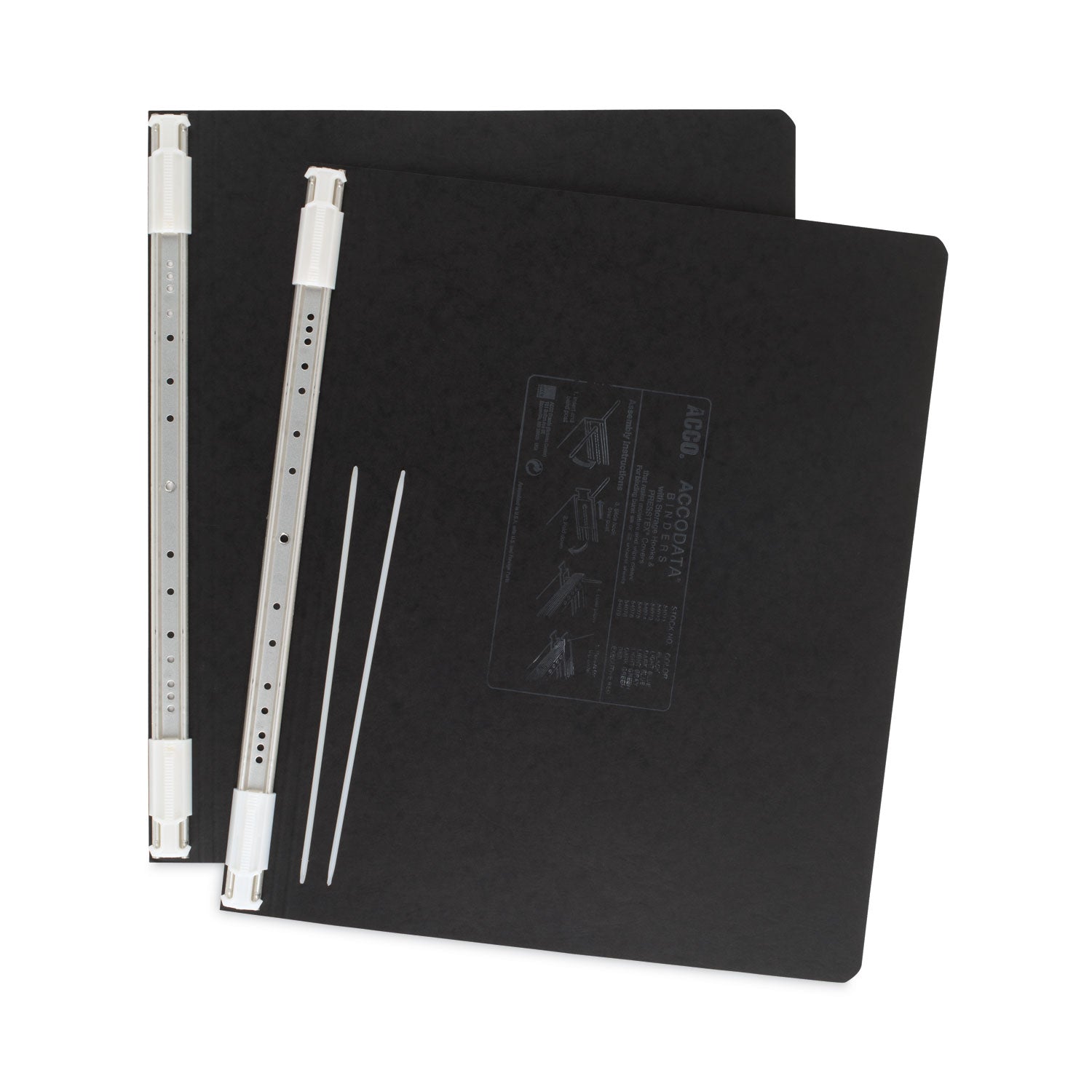 ACCO Presstex 2-Post Document Covers with Storage Hooks - 6 Capacity, 14.88