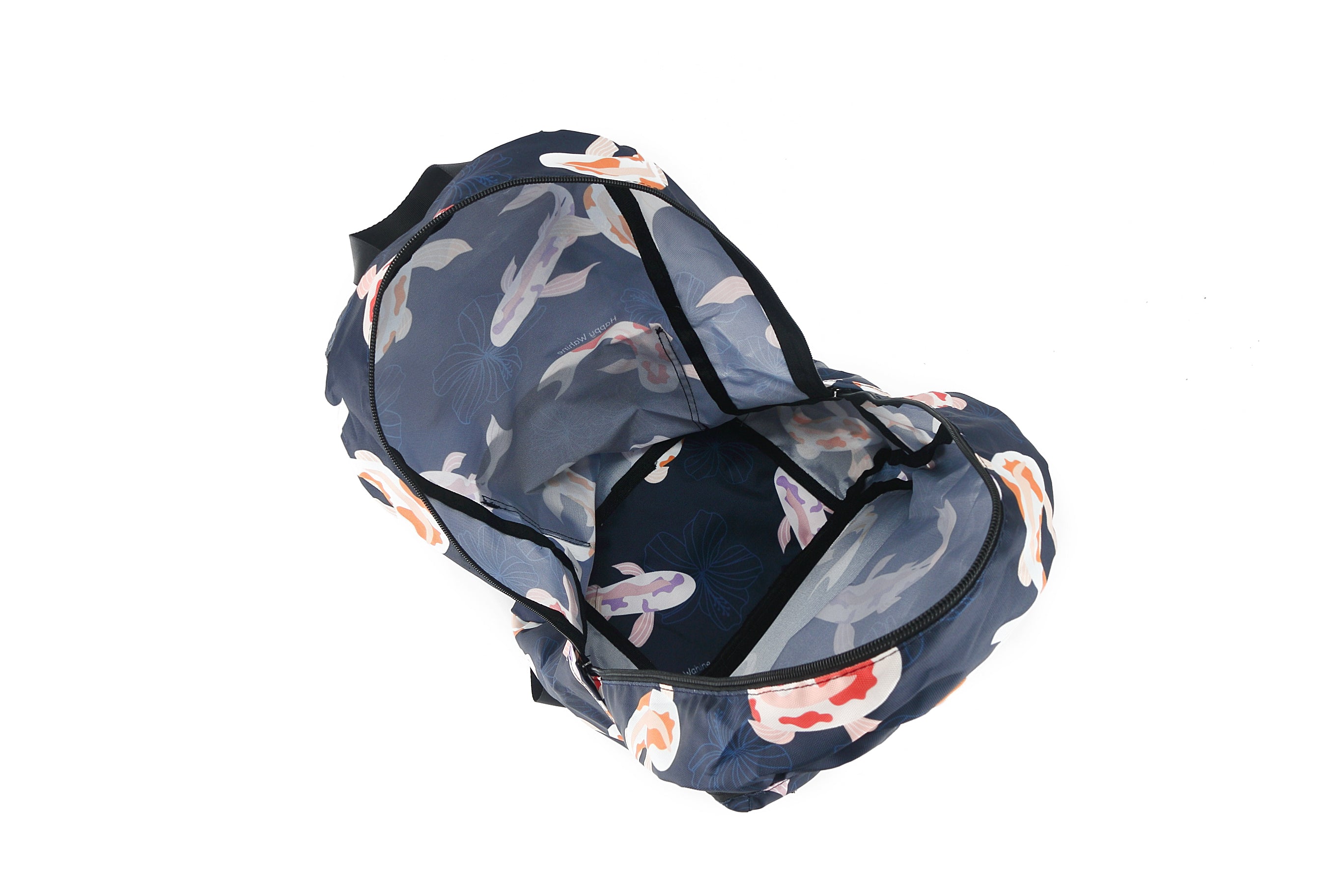 Melanie Koi Navy Backpack for Women - Stylish Laptop Bag for Work, School & Travel | Durable Water-Resistant College Backpack with USB Charging Port