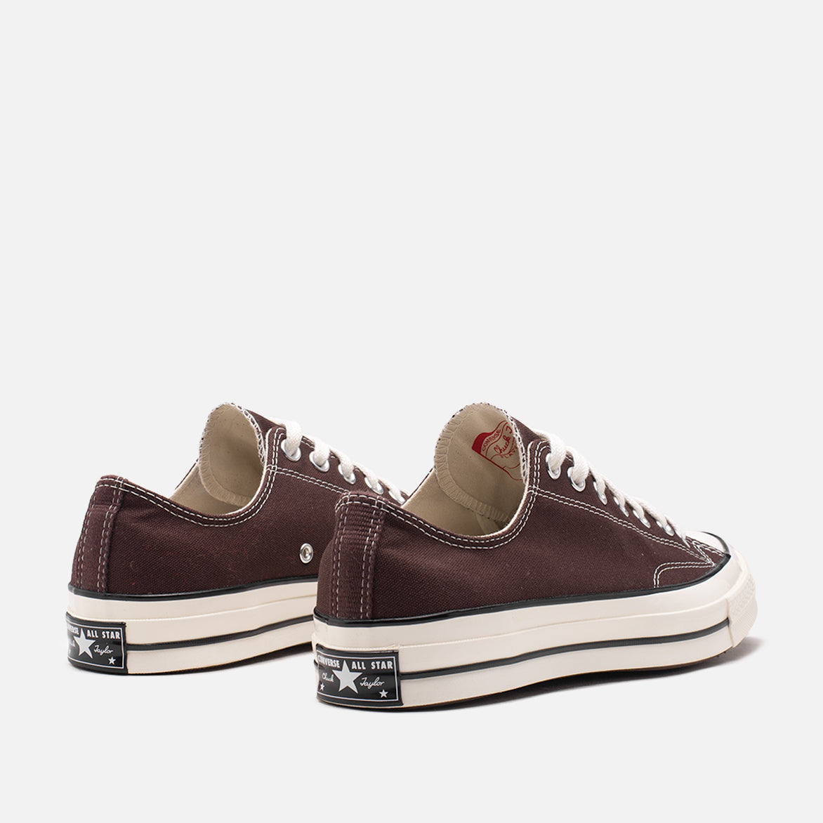 Chuck 70 Ox Sneakers - Dark Root Brown Canvas Shoes for Men & Women | Vintage Style Casual Wear for Everyday Outfits & Street Fashion