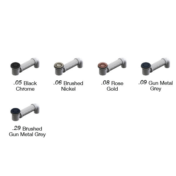 ART Australia Bath Bend Pop Down® and Connector in Brushed Chrome - Durable Shower Drainage Solution for Modern Bathrooms