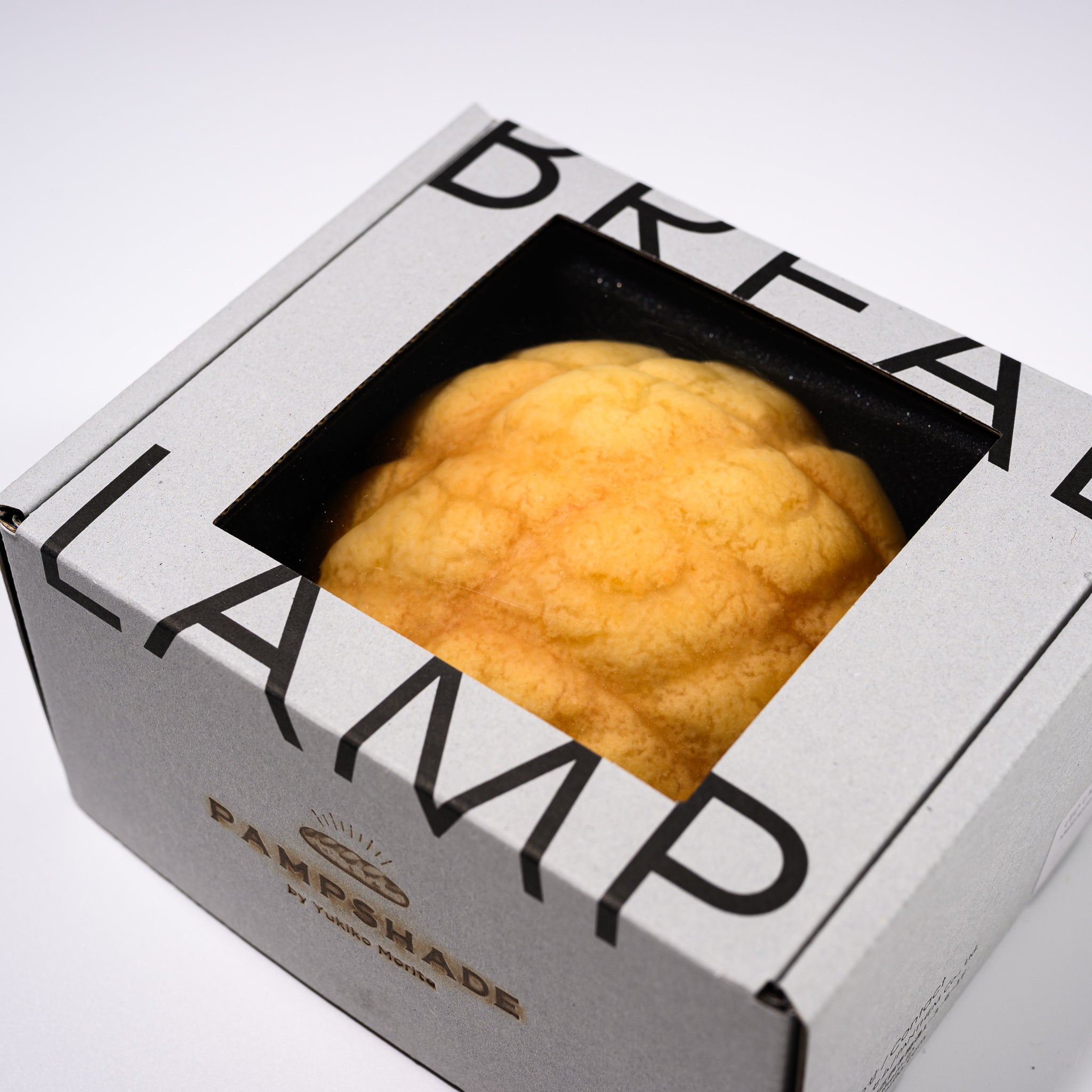 PAMPSHADE Real Bread Lamp - Melonpan Bread Night Light by Yukiko Morita | Unique Kawaii Home Decor for Bedroom, Cafe & Anime-Themed Rooms