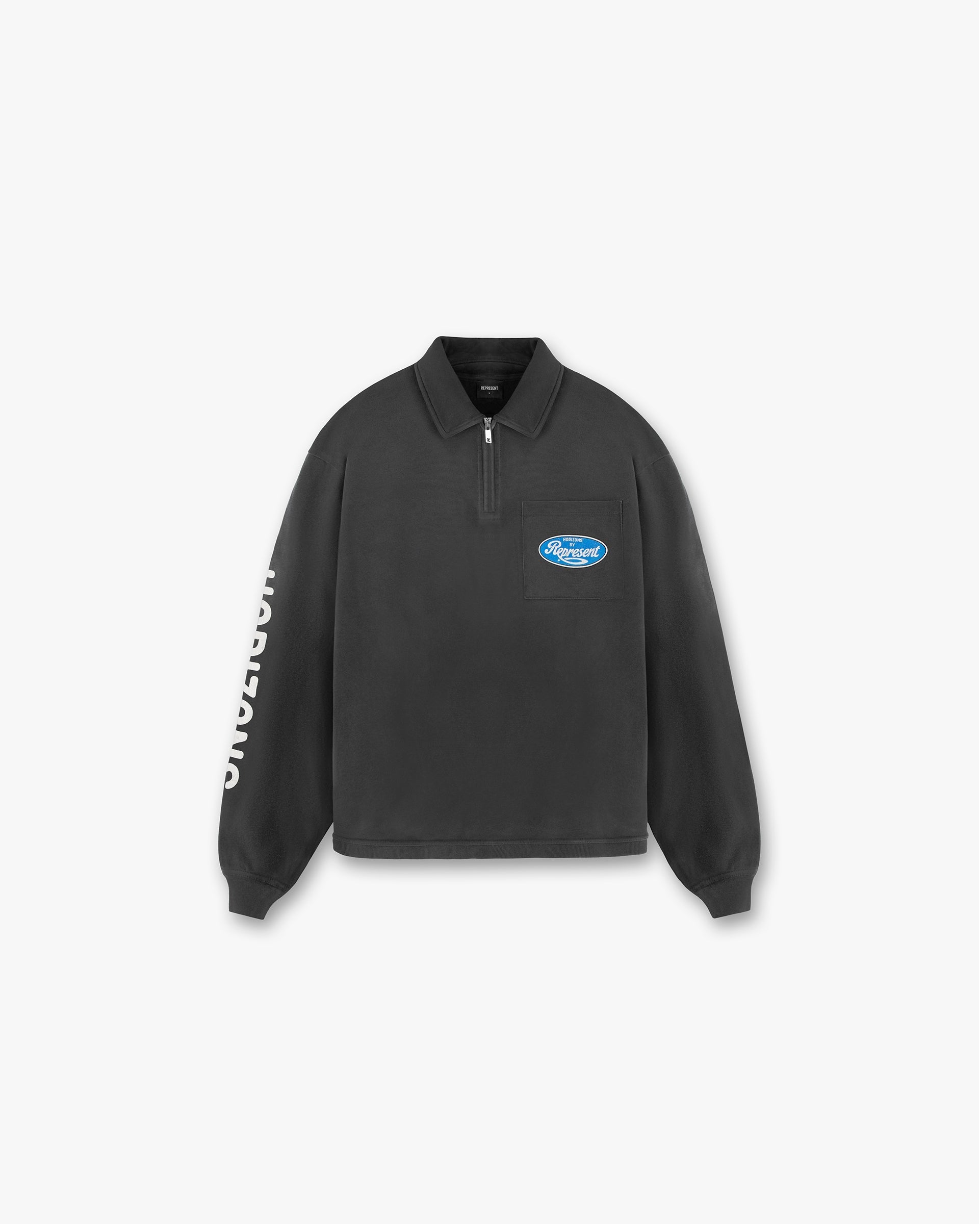 Classic Quarter Zip Sweater in Aged Black | Vintage Style Pullover for Men & Women | Perfect for Casual Outings, Layering & Fall Fashion