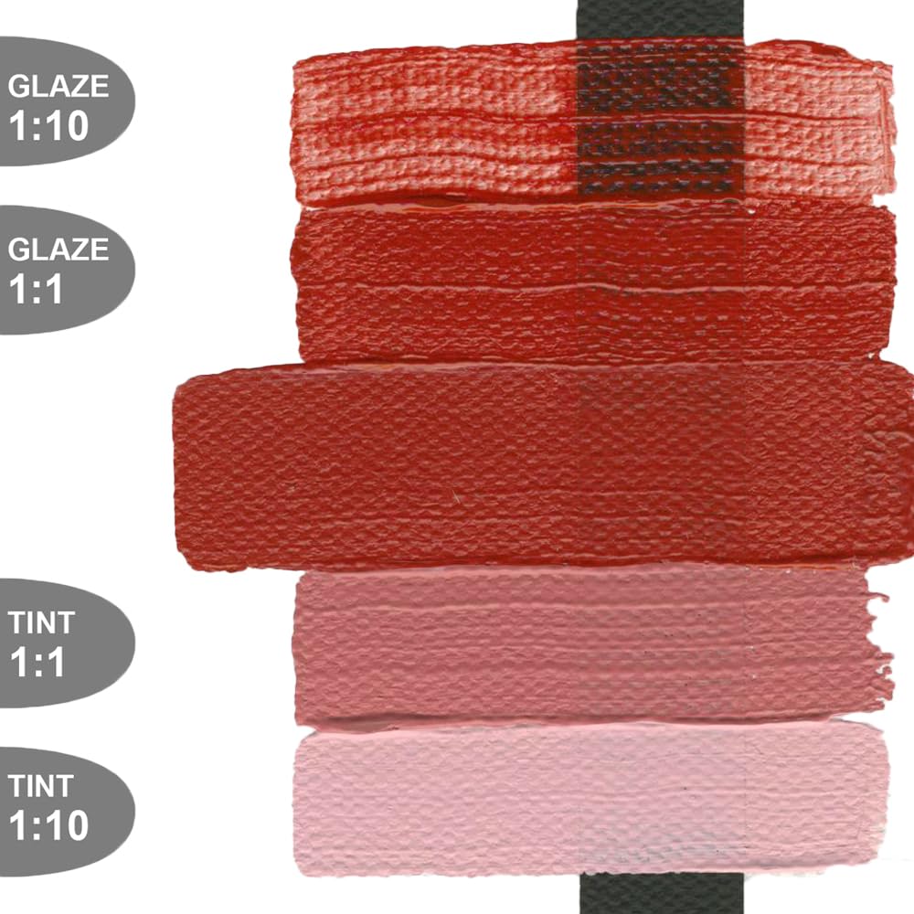 GOLDEN Heavy Body Acrylic Paint - Cadmium Red Dark (32 fl oz) | Professional Grade Opaque Acrylics for Canvas Painting, Murals & Fine Art