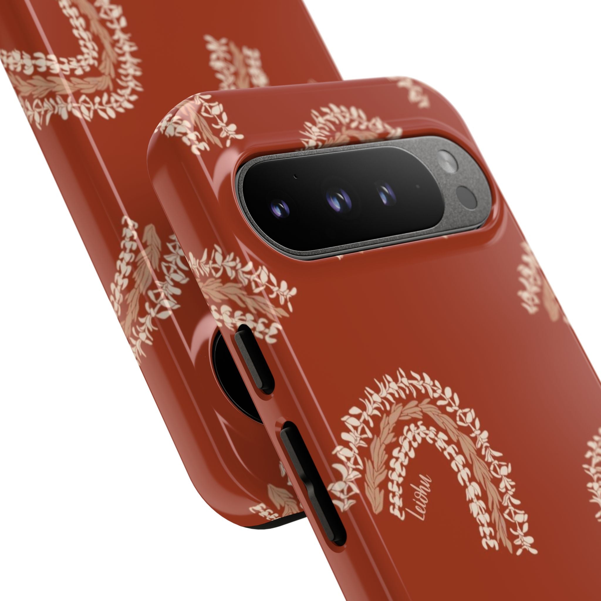 Authentic Hawaiian Ānuenue Lei - Colorful Flower Necklace for Google Pixel Phone Accessories - Perfect for Luau Parties, Graduations, and Hawaiian-Themed Events