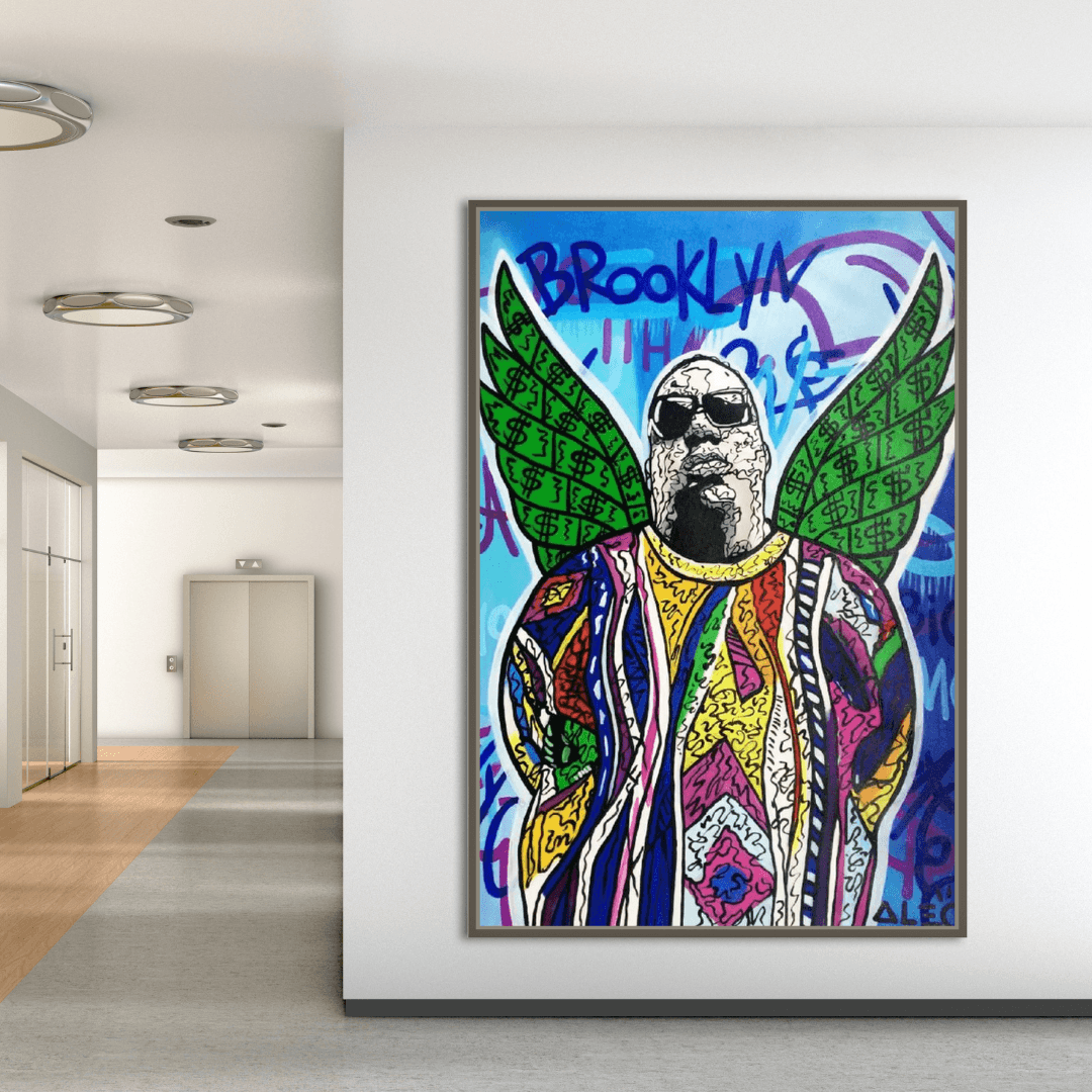 Authentic Tupac and Biggie Hip Hop Poster - Vintage Rap Wall Art Decor for Bedroom, Living Room & Music Studio