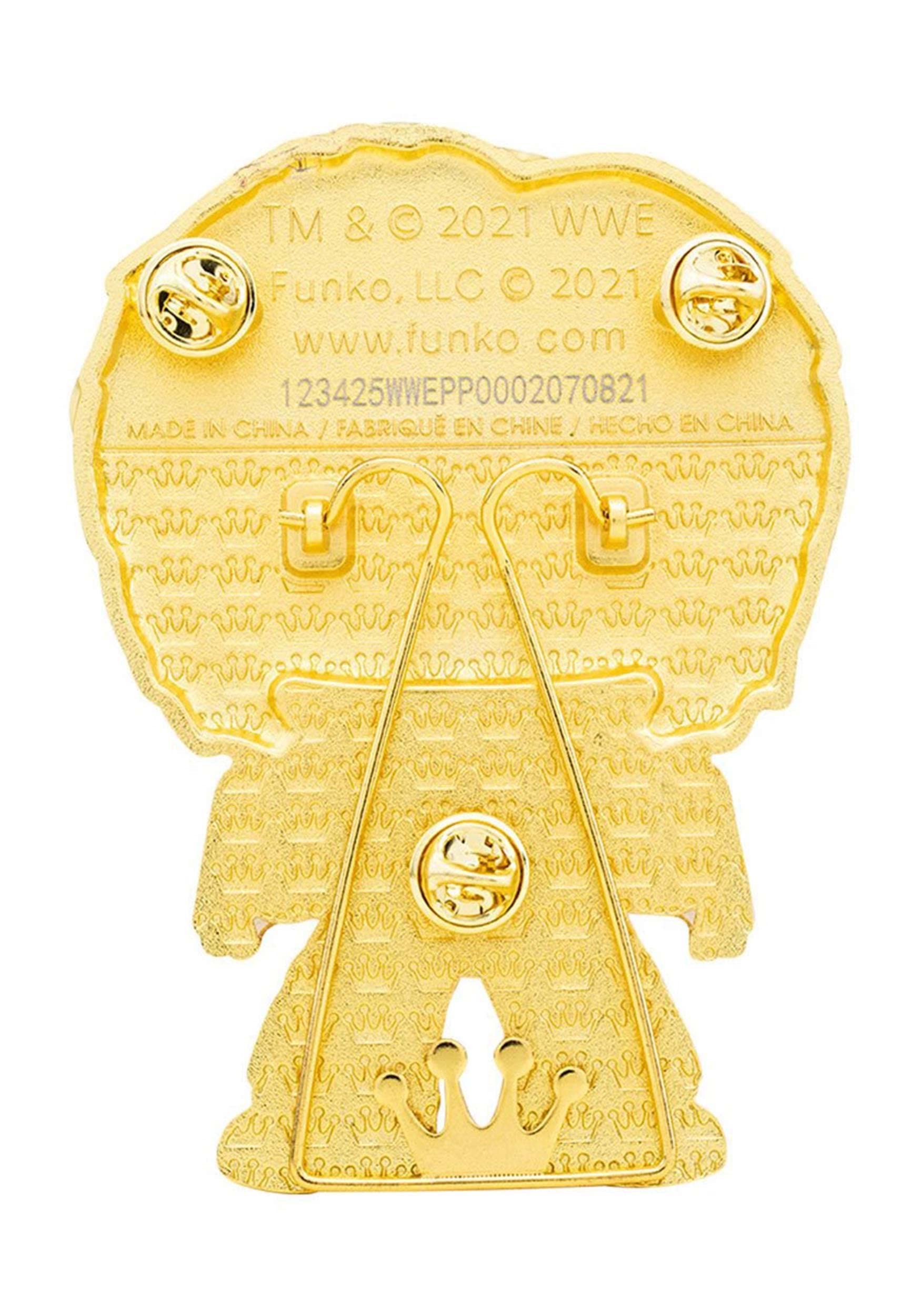 Funko POP Pins: WWE The Ultimate Warrior Collectible Pin - Multicolor Wrestling Merchandise for Fans, Display & Gifts