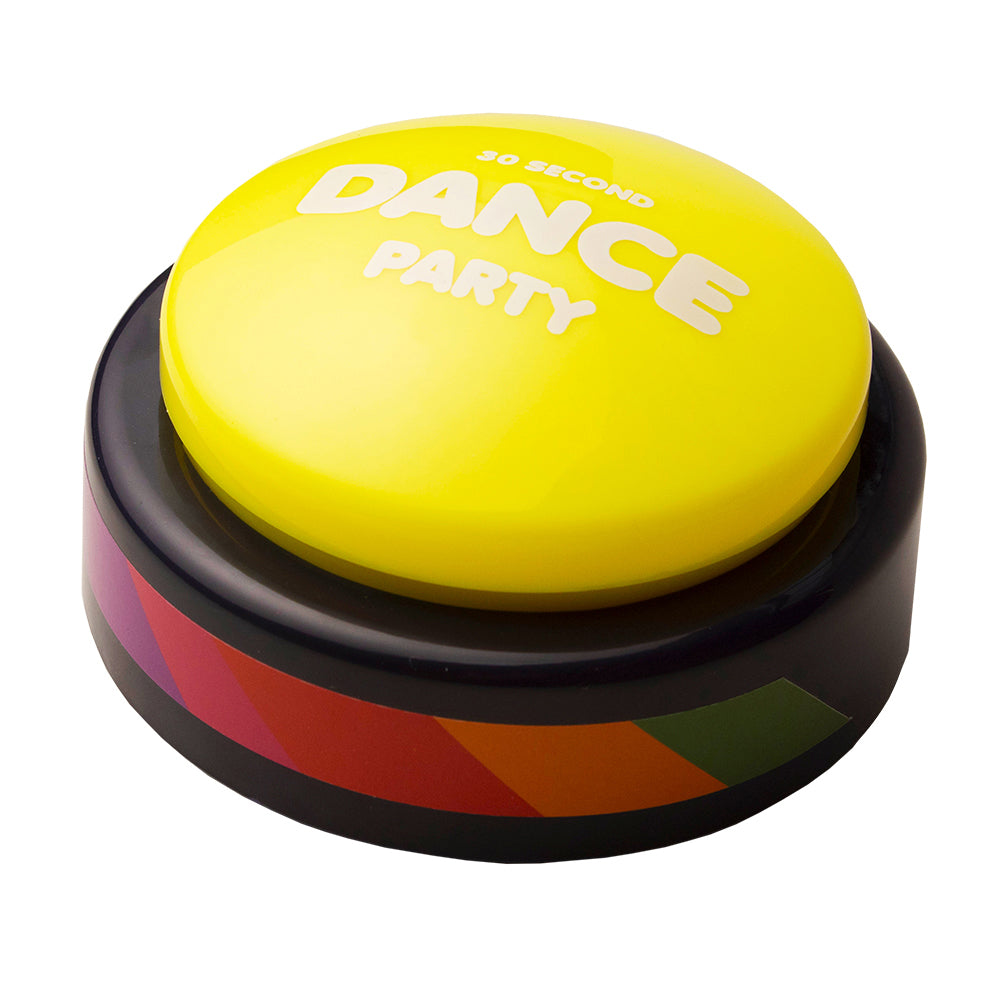 30 Second Dance Party Button - 8 Pack Fiesta Starter Kit for Parties, Events & Office Fun - Instant Mood Booster & Icebreaker
