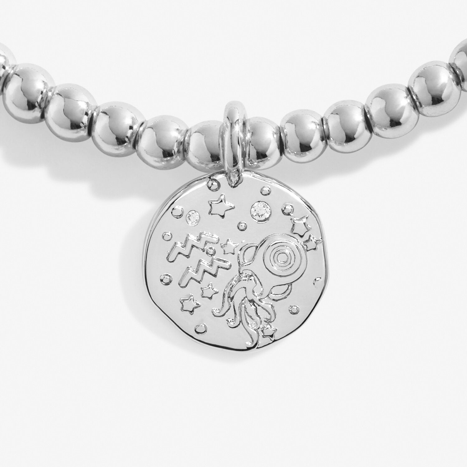Joma Jewellery Aquarius Zodiac Sign Bracelet - Perfect for Birthdays, Gifts & Astrology Lovers