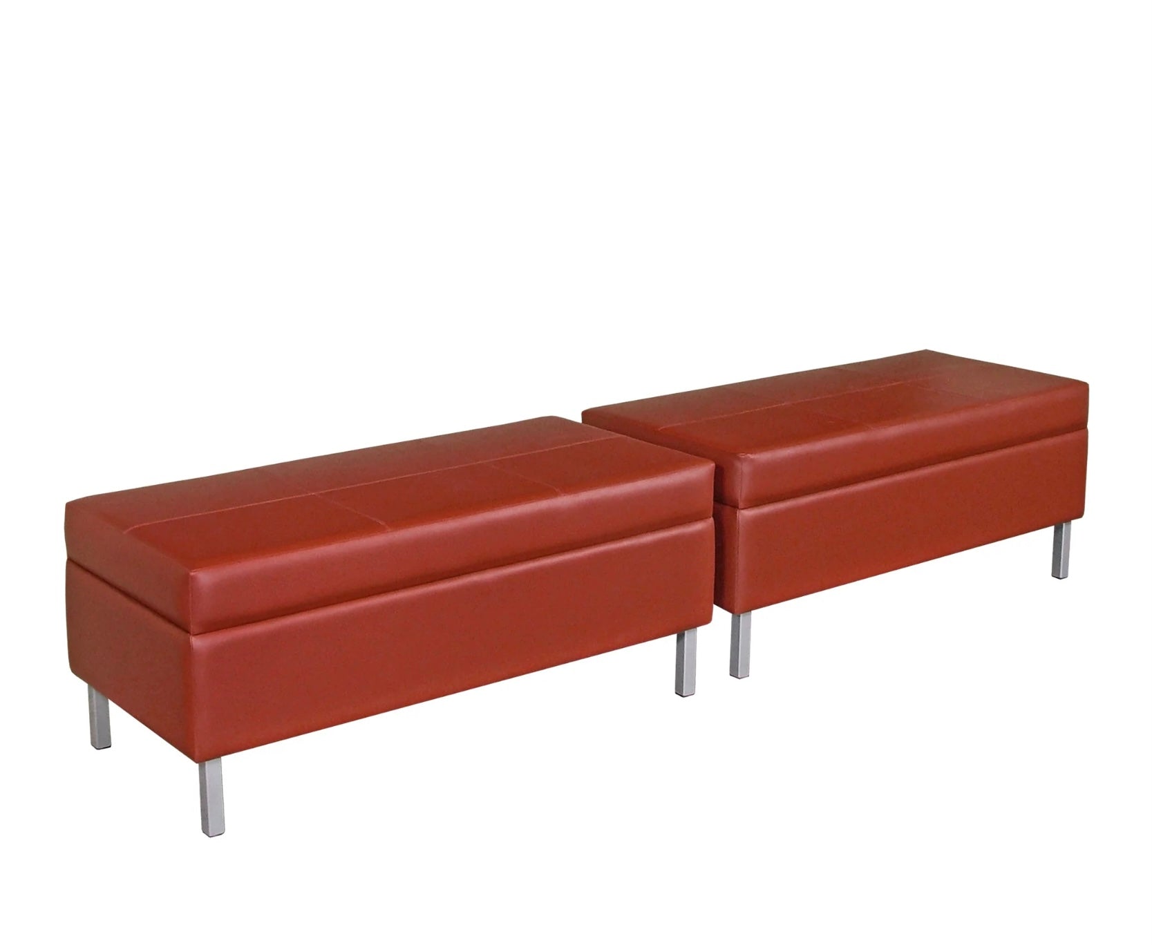 Enova Ergonomic Office Bench - Backless Design for Posture Support - Perfect for Home Office, Workstations & Waiting Areas